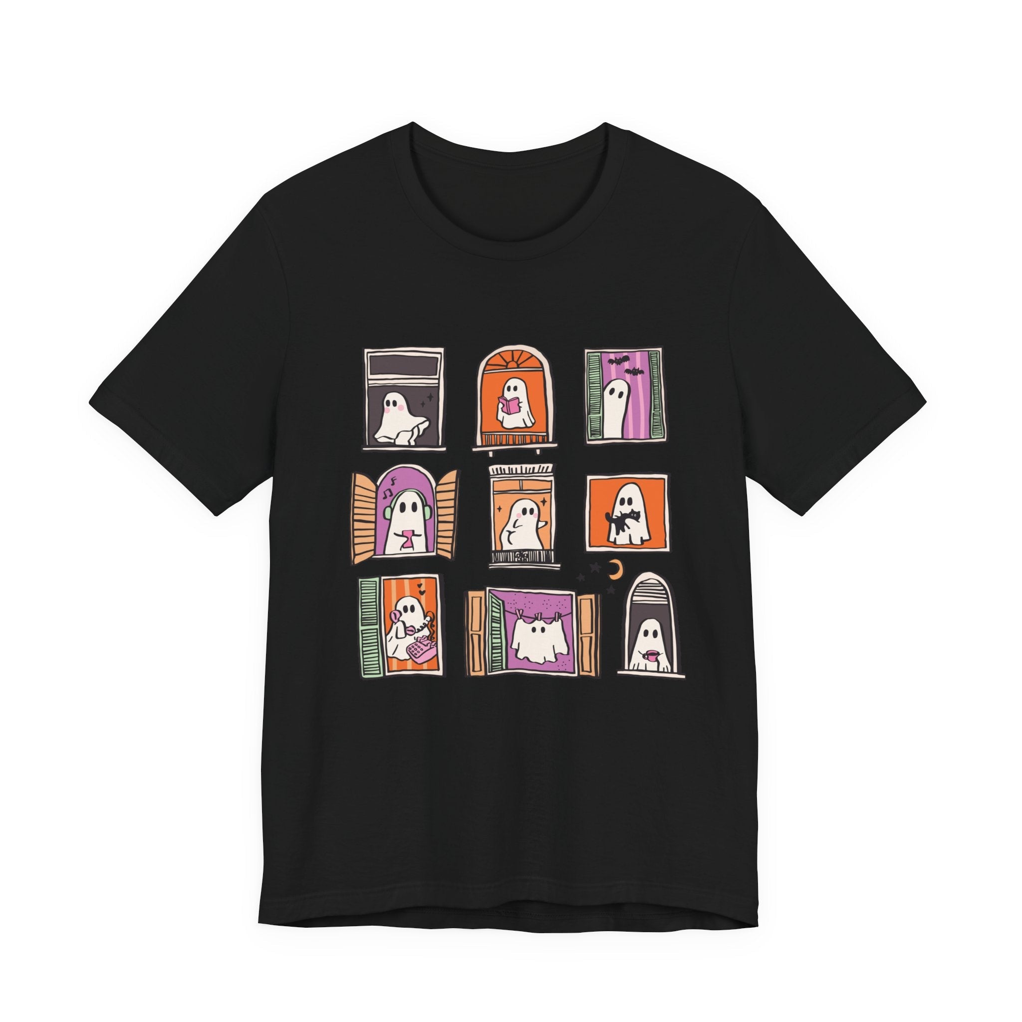 Ghostly Frames T-Shirt, Halloween Tee, Spooky Shirt by PopCultureByDesign36