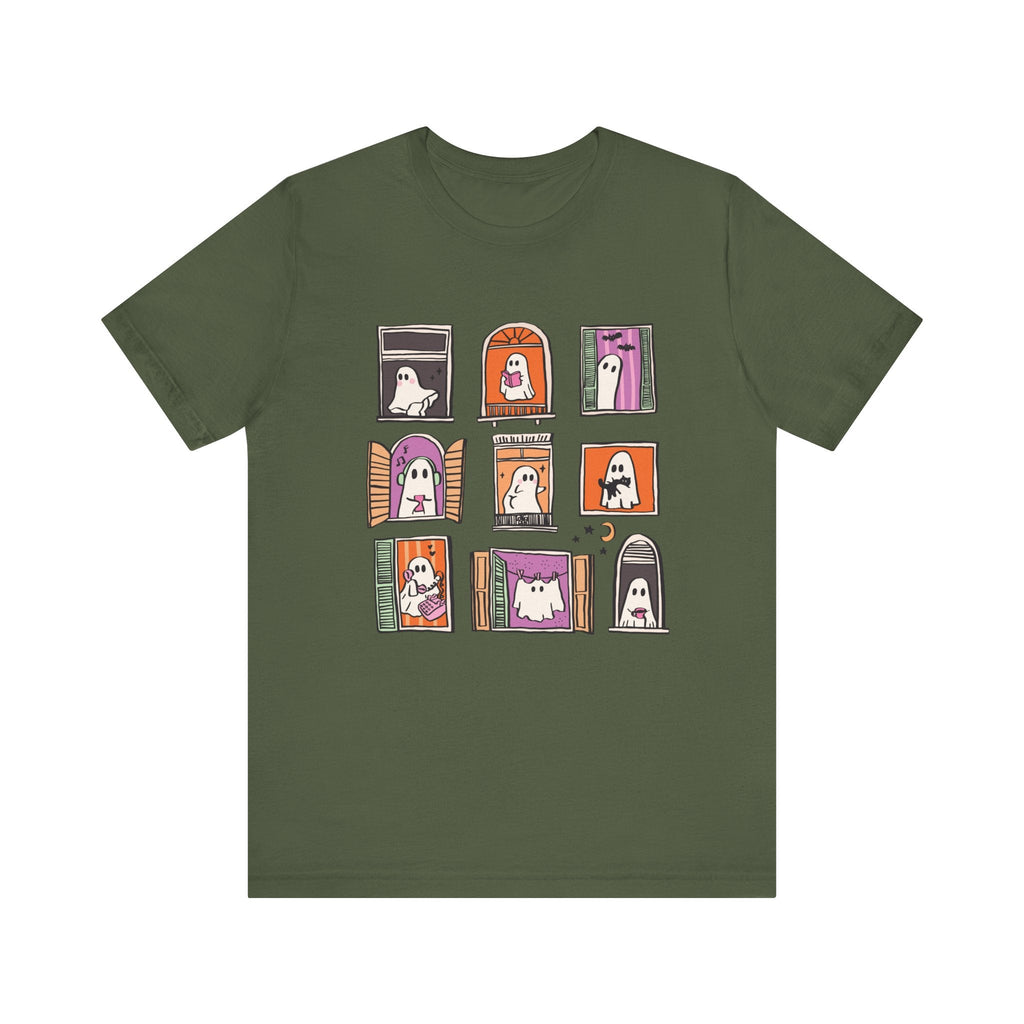 Ghostly Frames T-Shirt, Halloween Tee, Spooky Shirt by PopCultureByDesign36