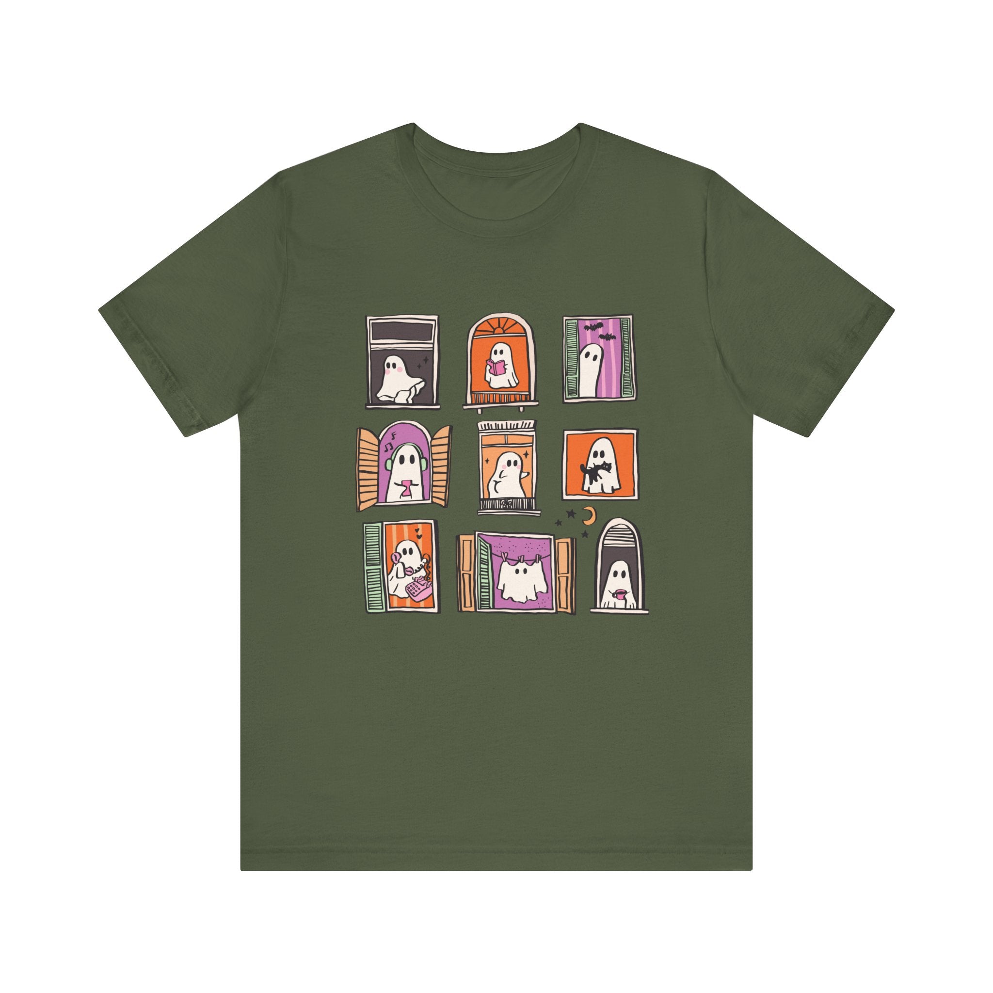 Ghostly Frames T-Shirt, Halloween Tee, Spooky Shirt by PopCultureByDesign36