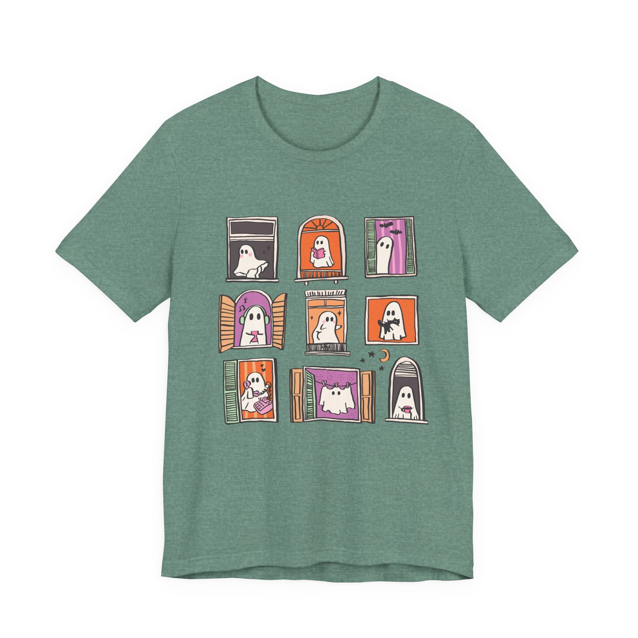 Ghostly Frames T-Shirt, Halloween Tee, Spooky Shirt by PopCultureByDesign36