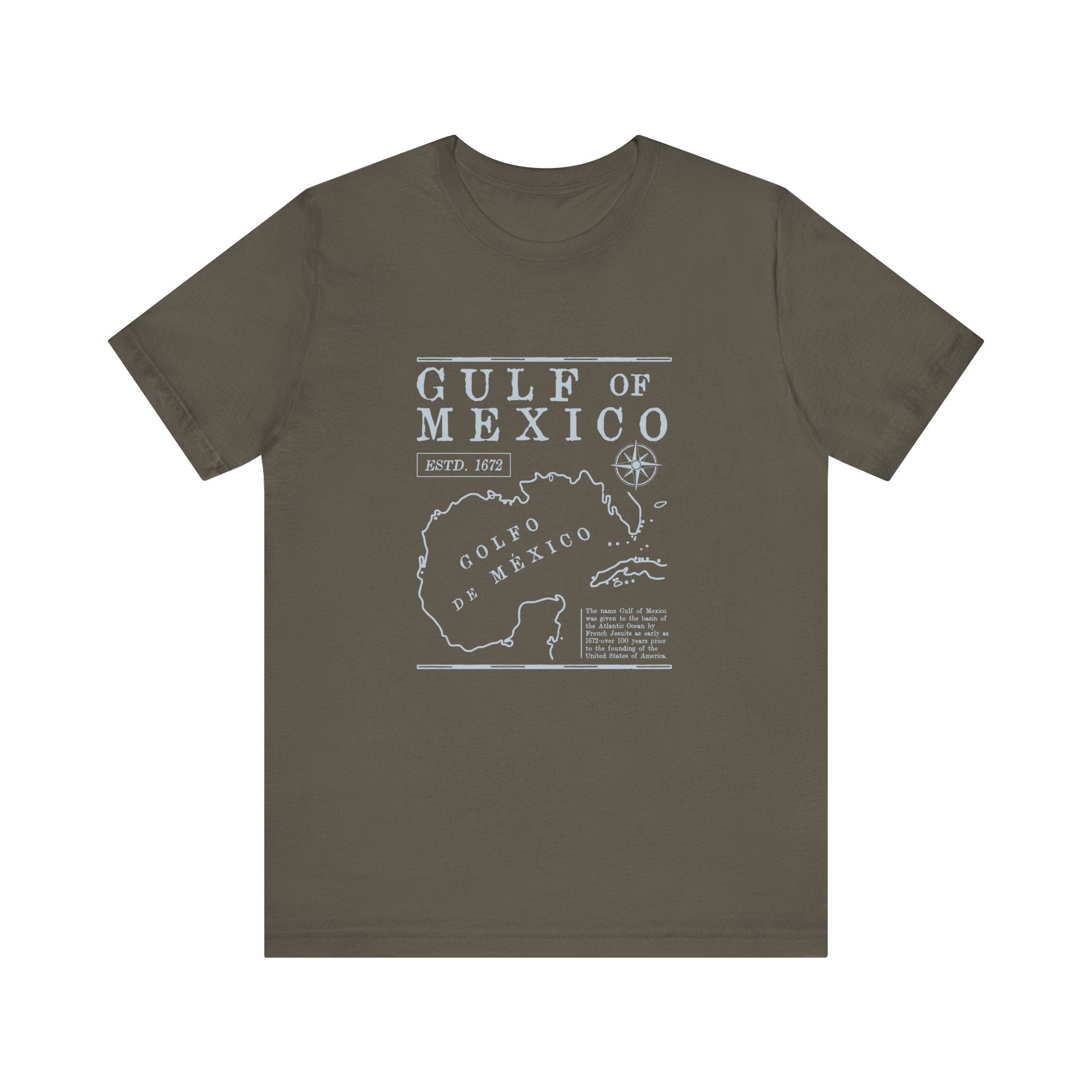 Gulf of Mexico Shirt, Gulf Coast Shirt, Historical Gulf of Mexico by PopCultureByDesign36