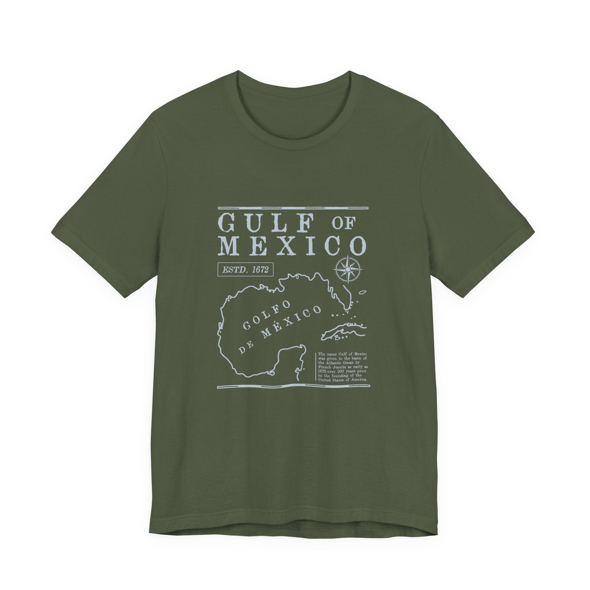Gulf of Mexico Shirt, Gulf Coast Shirt, Historical Gulf of Mexico - Popbydesign
