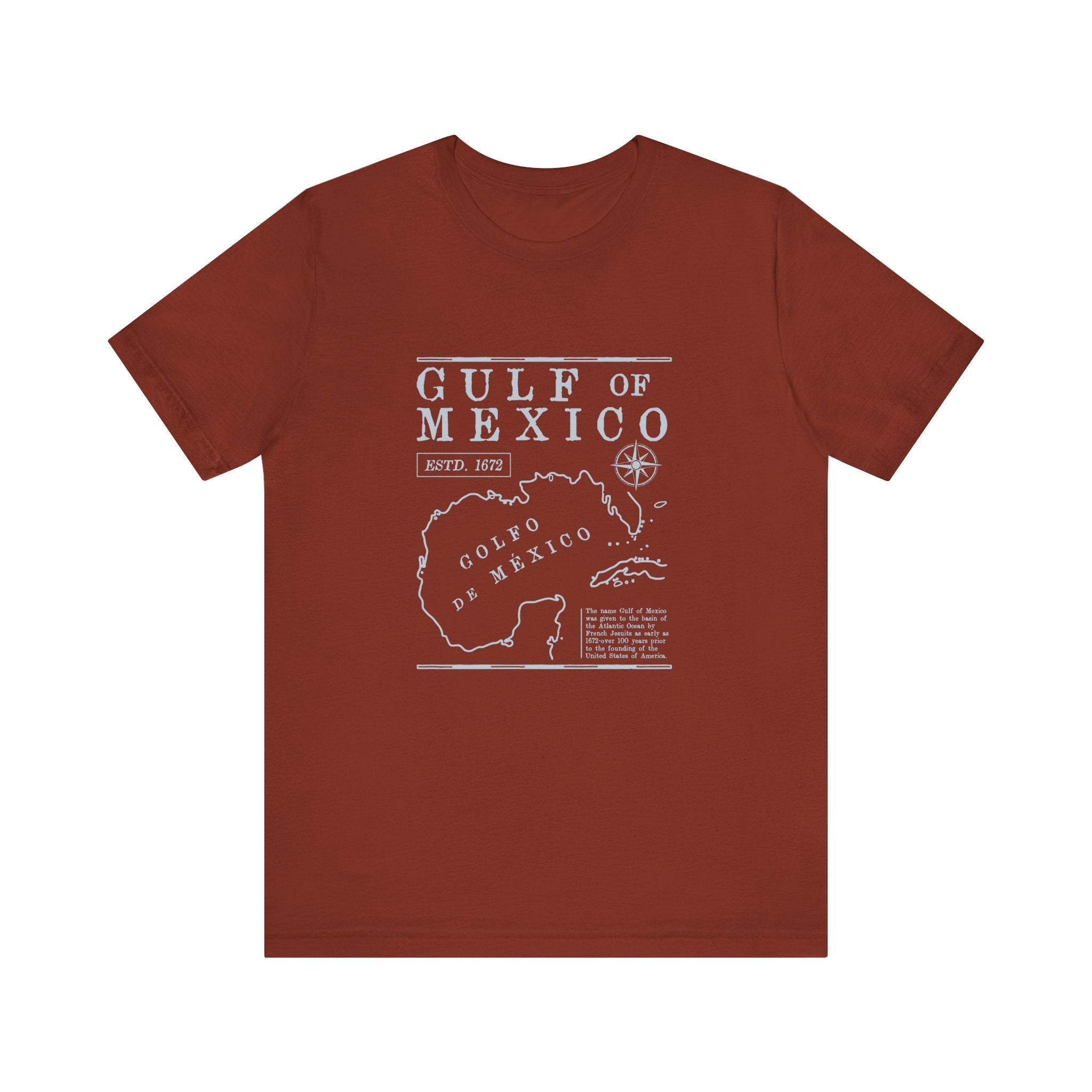 Gulf of Mexico Shirt, Gulf Coast Shirt, Historical Gulf of Mexico by PopCultureByDesign36