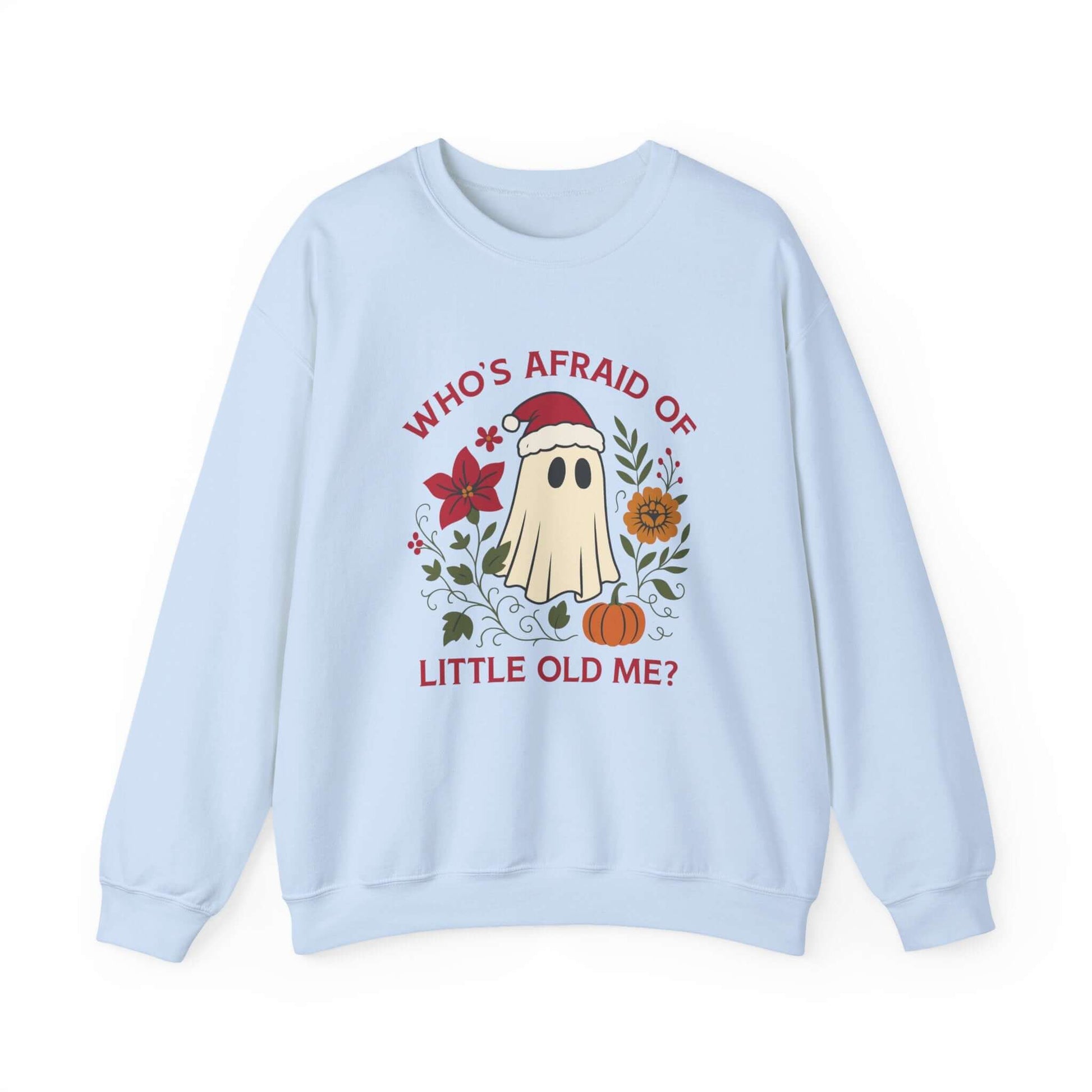 Halloween Ghost Santa Shirt, Bougie Ghost Sweatshirt - Popbydesign