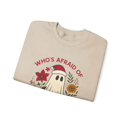 Halloween Ghost Santa Shirt, Bougie Ghost Sweatshirt - Popbydesign