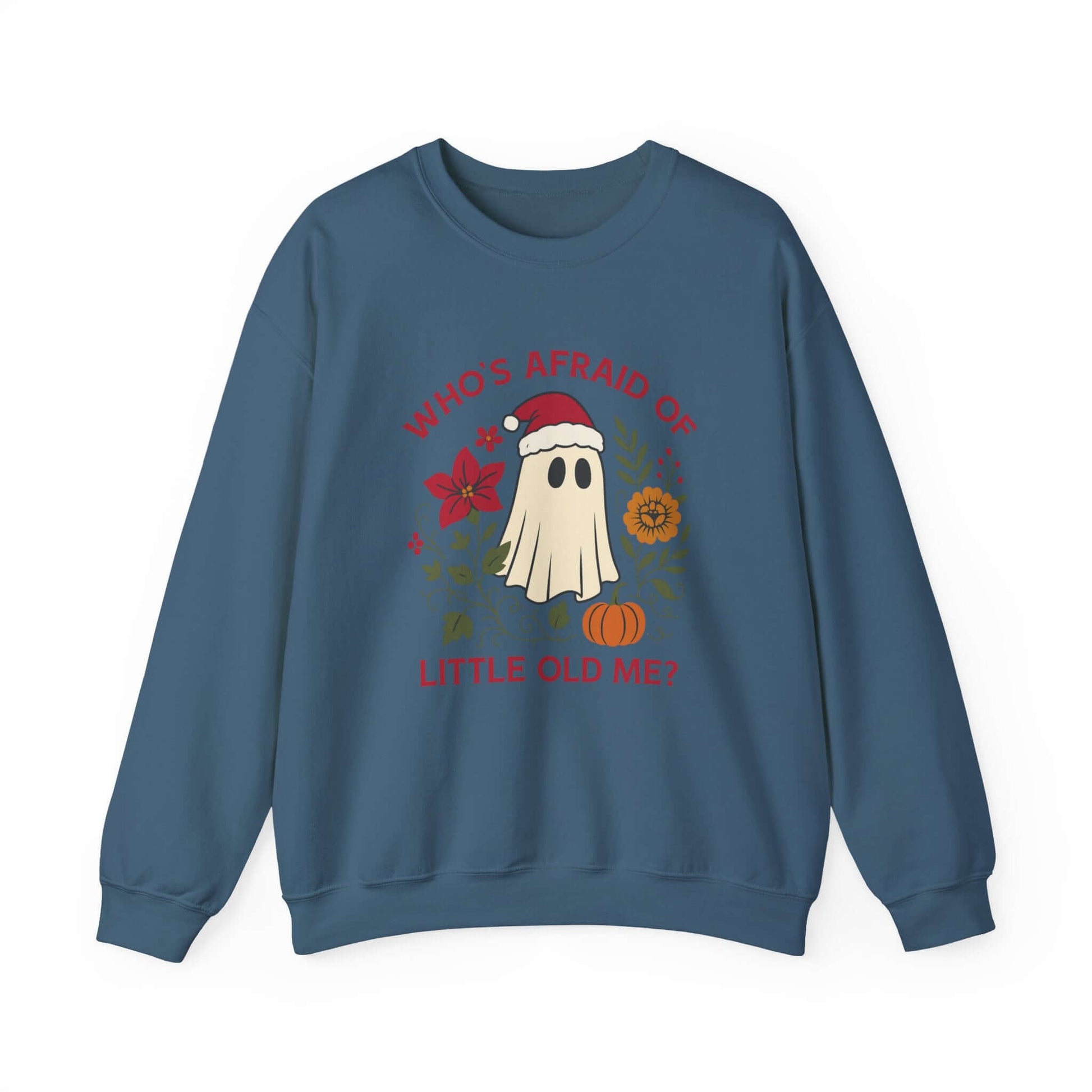 Halloween Ghost Santa Shirt, Bougie Ghost Sweatshirt - Popbydesign