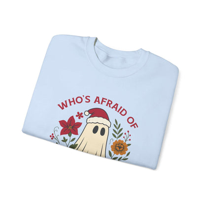 Halloween Ghost Santa Shirt, Bougie Ghost Sweatshirt - Popbydesign