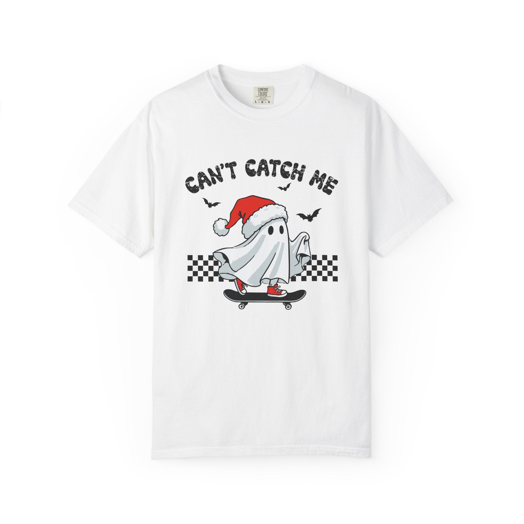 Halloween Ghost Shirt, Cute Ghost Shirt, Christmas skate ghost by PopCultureByDesign36