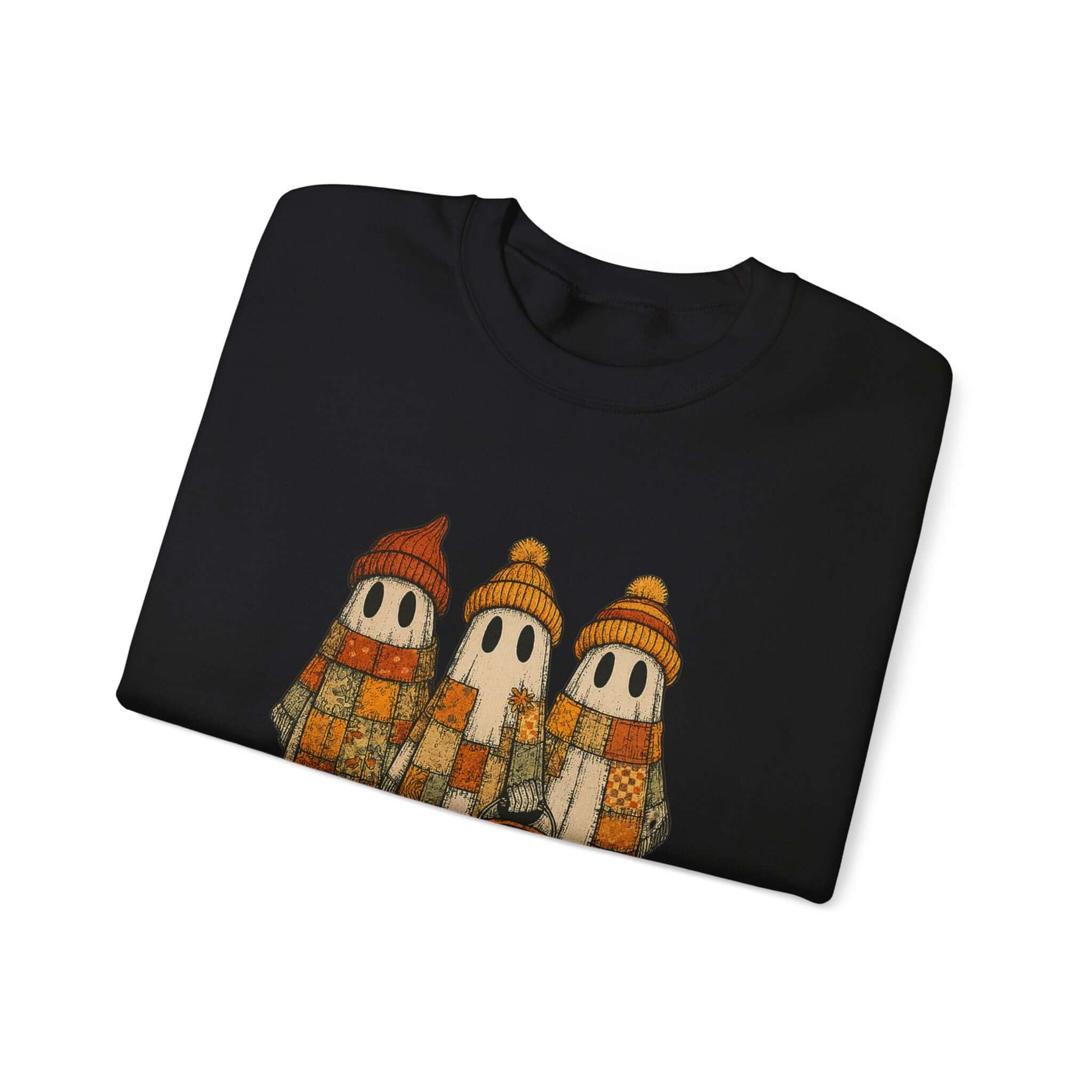Halloween Ghost Trio Sweatshirt, Cute Fall Outfits, Spooky Season by PopCultureByDesign36