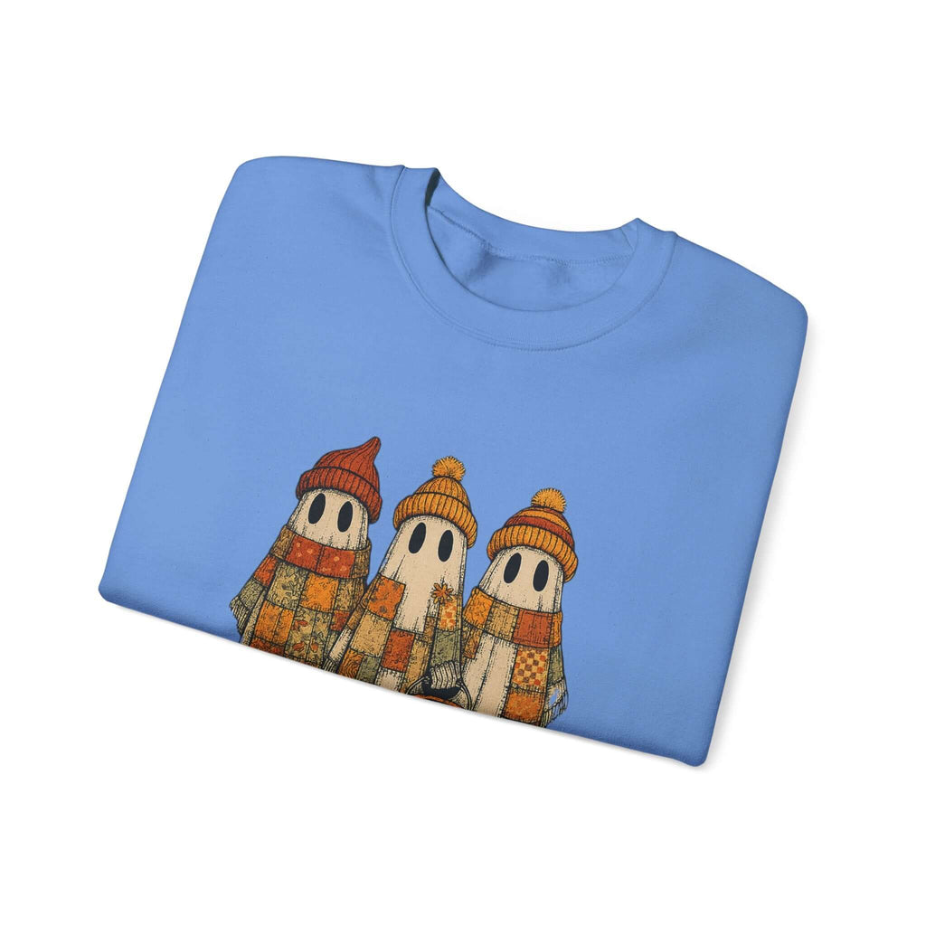 Halloween Ghost Trio Sweatshirt, Cute Fall Outfits, Spooky Season by PopCultureByDesign36