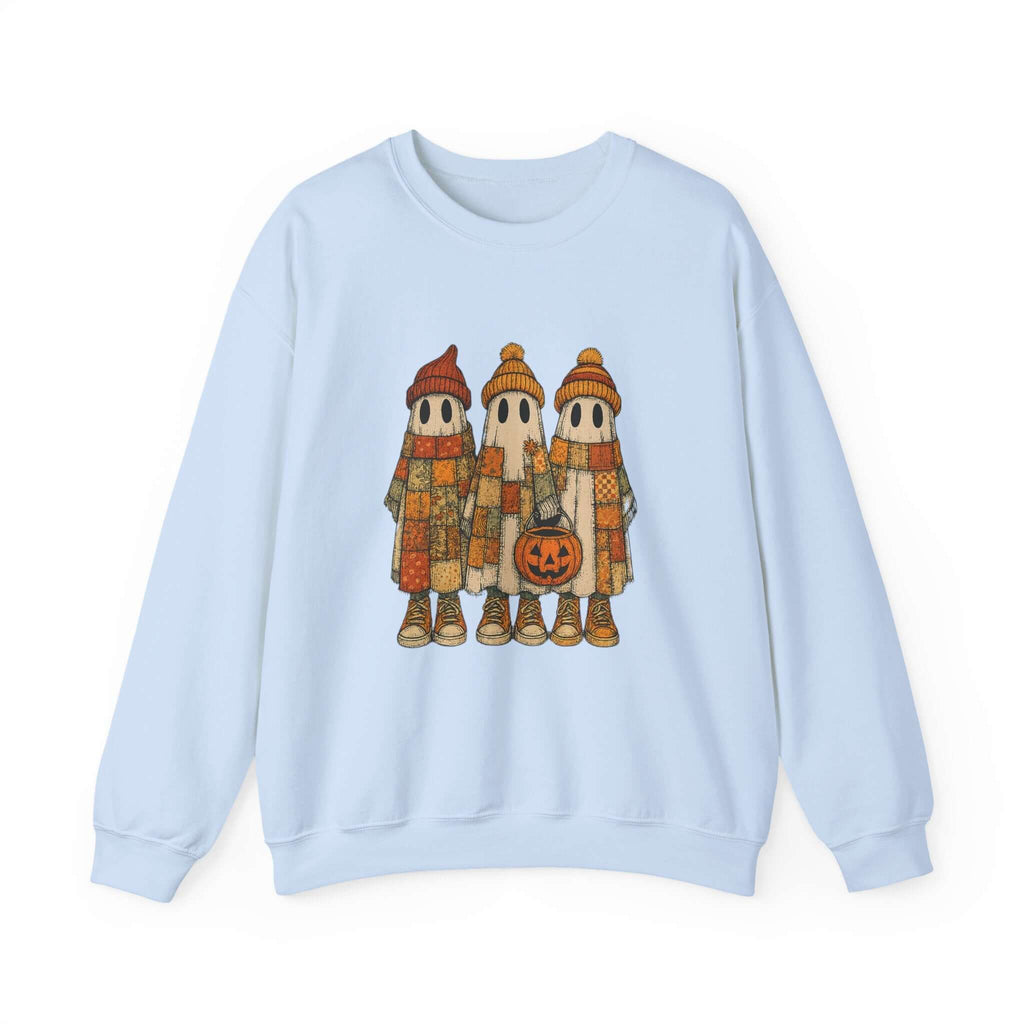 Halloween Ghost Trio Sweatshirt, Cute Fall Outfits, Spooky Season by PopCultureByDesign36
