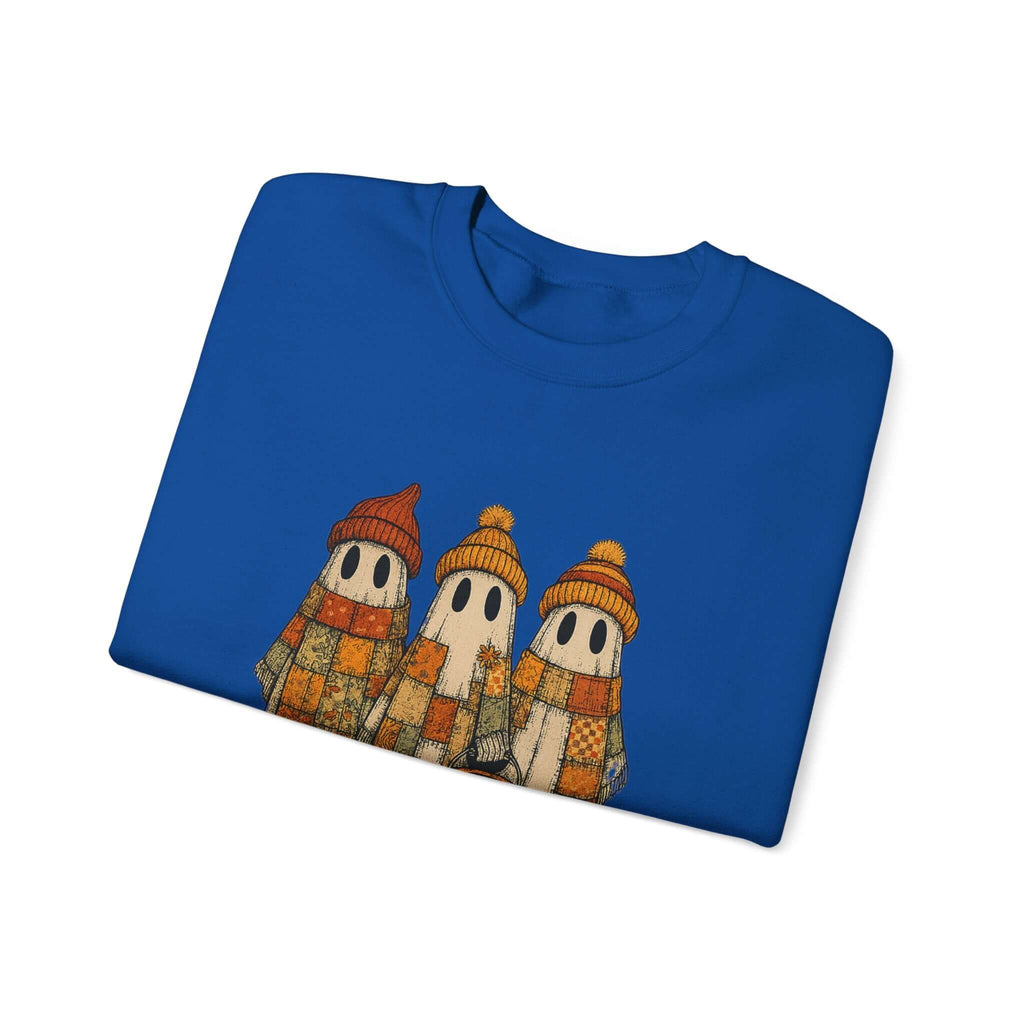 Halloween Ghost Trio Sweatshirt, Cute Fall Outfits, Spooky Season by PopCultureByDesign36