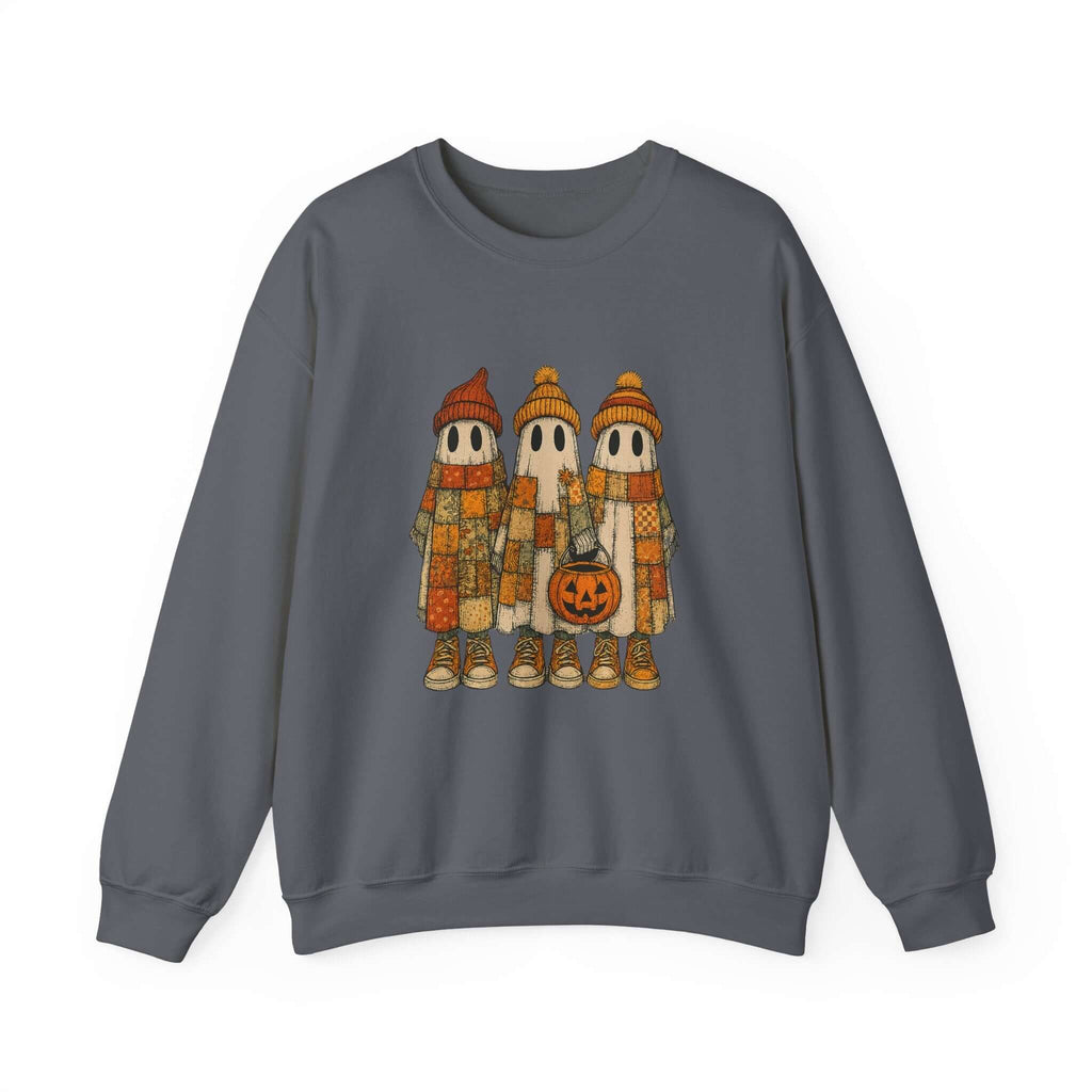 Halloween Ghost Trio Sweatshirt, Cute Fall Outfits, Spooky Season by PopCultureByDesign36