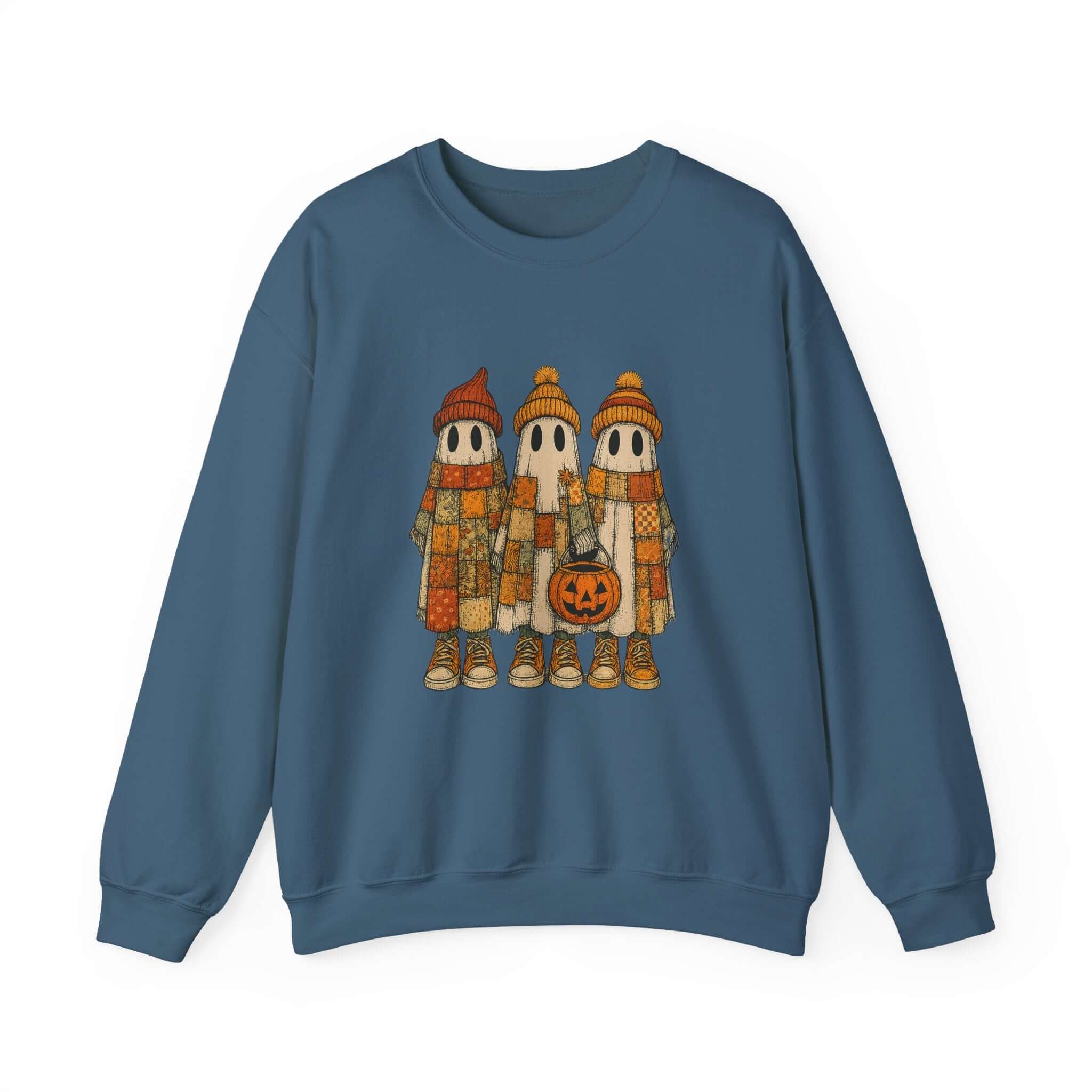 Halloween Ghost Trio Sweatshirt, Cute Fall Outfits, Spooky Season by PopCultureByDesign36