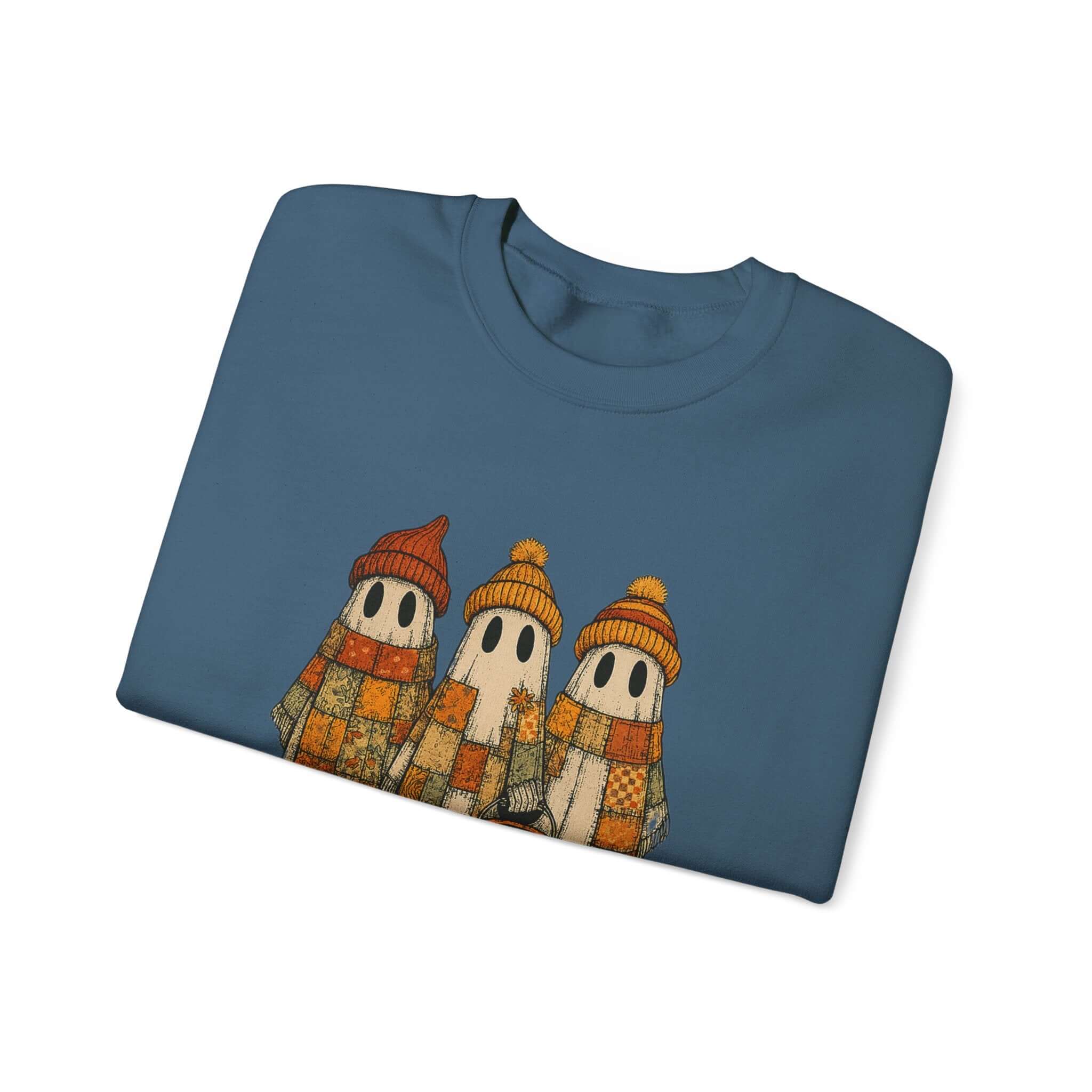 Halloween Ghost Trio Sweatshirt, Cute Fall Outfits, Spooky Season by PopCultureByDesign36