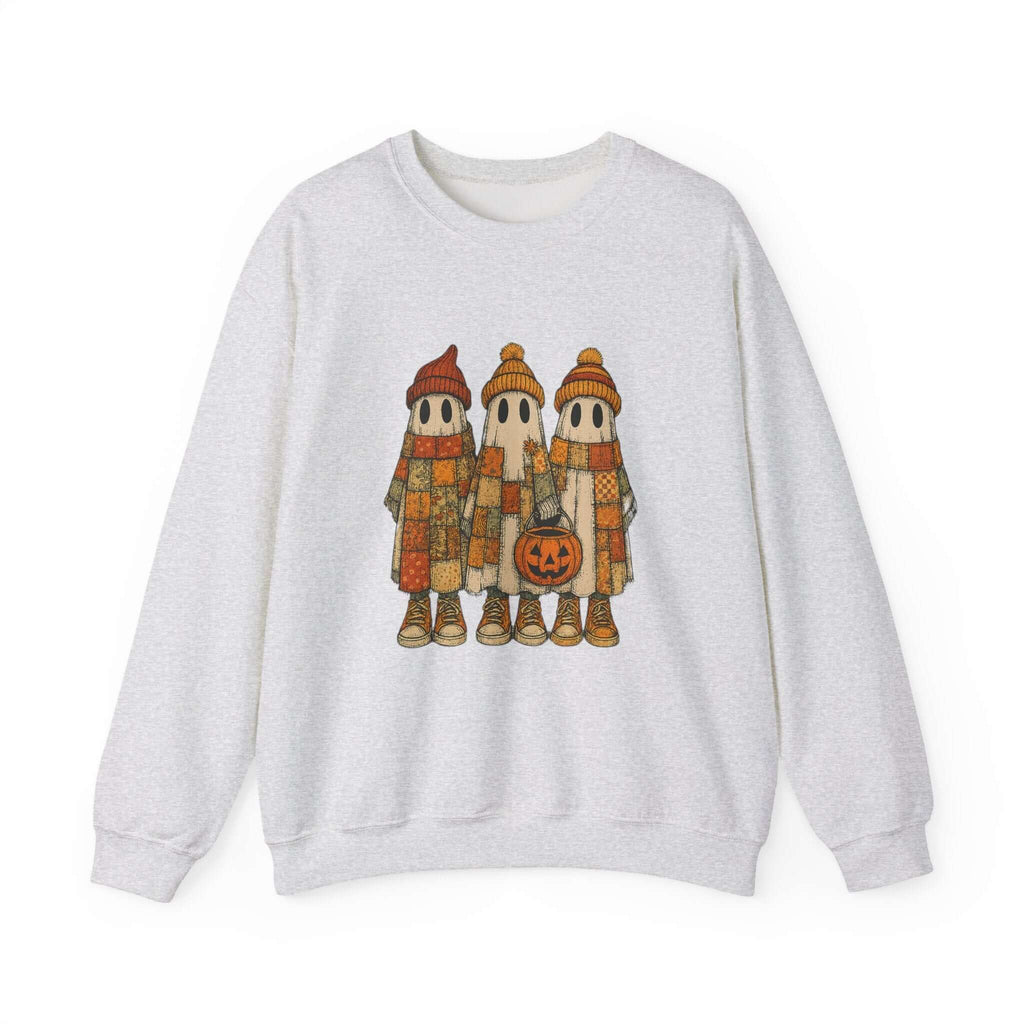 Halloween Ghost Trio Sweatshirt, Cute Fall Outfits, Spooky Season by PopCultureByDesign36