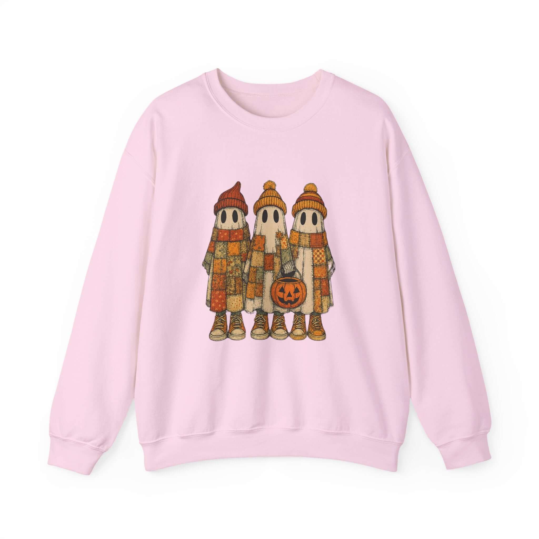 Halloween Ghost Trio Sweatshirt, Cute Fall Outfits, Spooky Season by PopCultureByDesign36