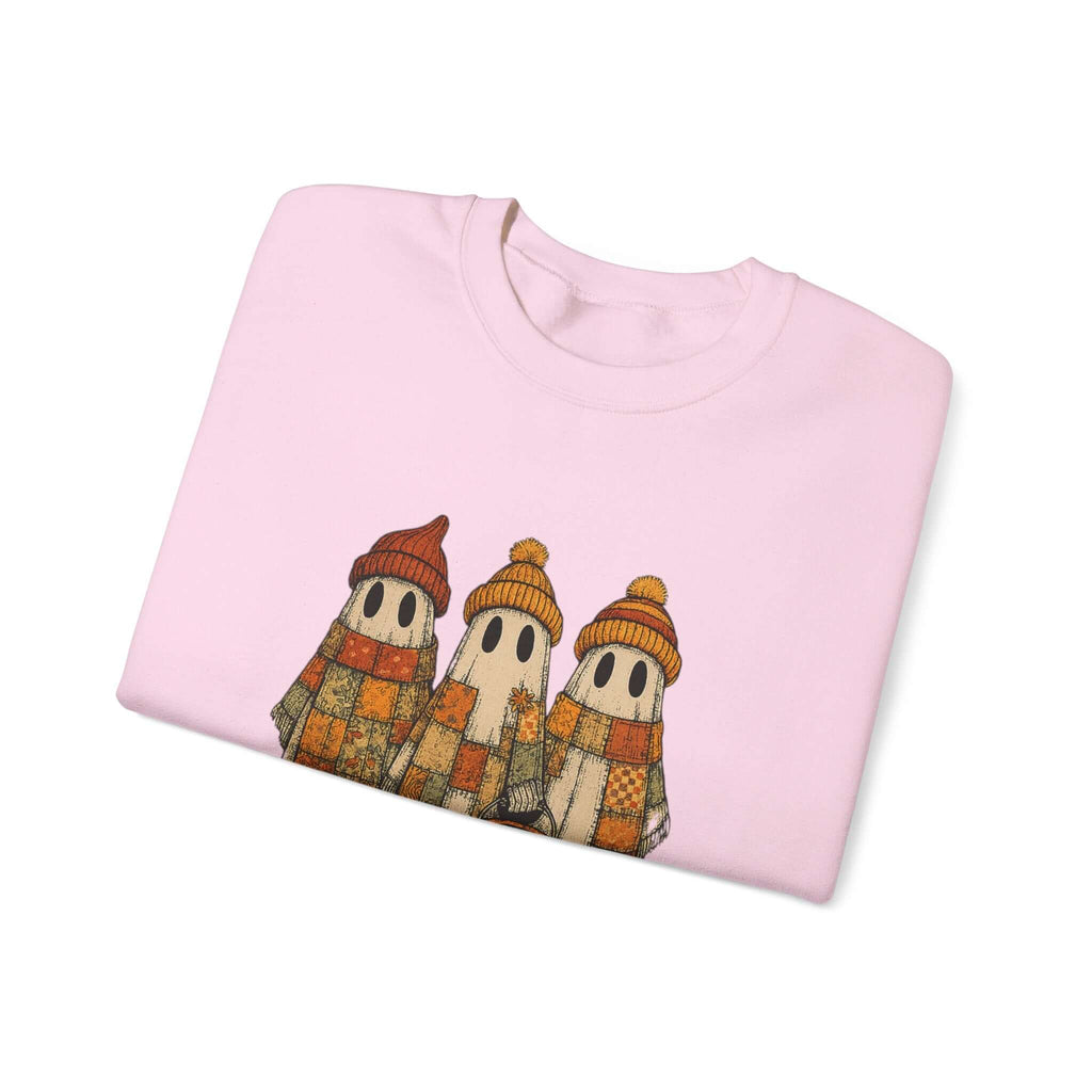 Halloween Ghost Trio Sweatshirt, Cute Fall Outfits, Spooky Season by PopCultureByDesign36