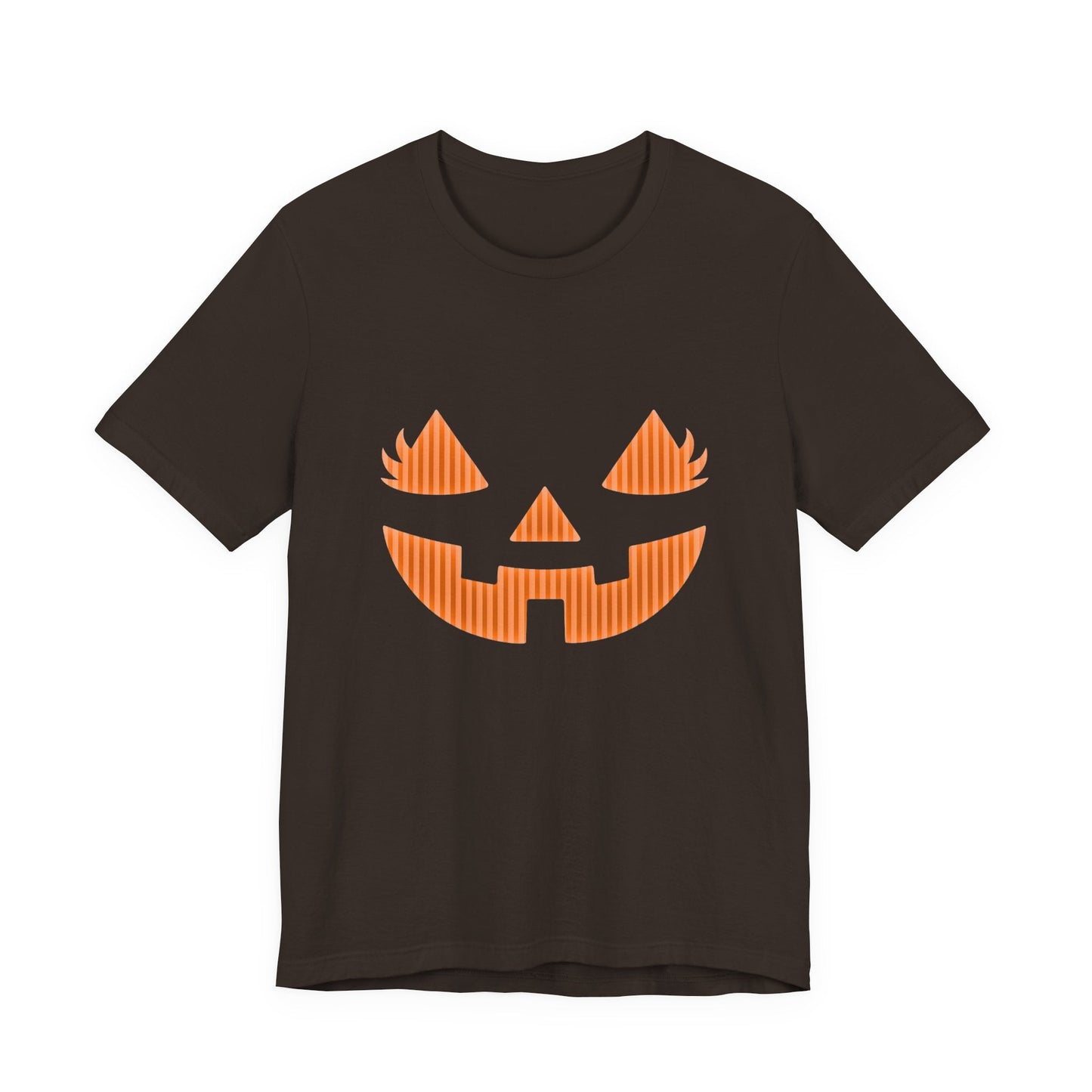 Halloween Pumpkin Tee, Spooky Shirt, Pumpkin Face Top - Popbydesign