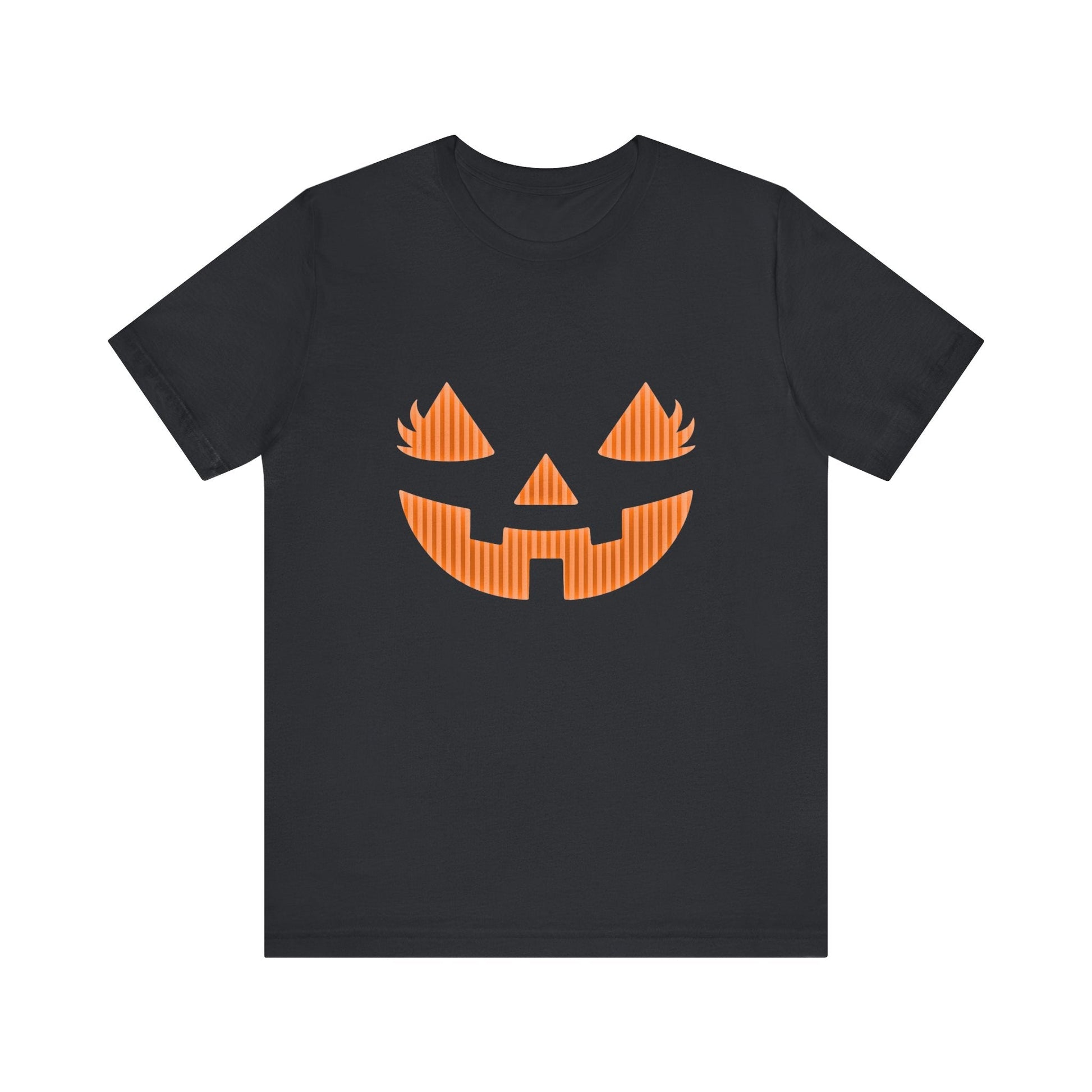 Halloween Pumpkin Tee, Spooky Shirt, Pumpkin Face Top - Popbydesign