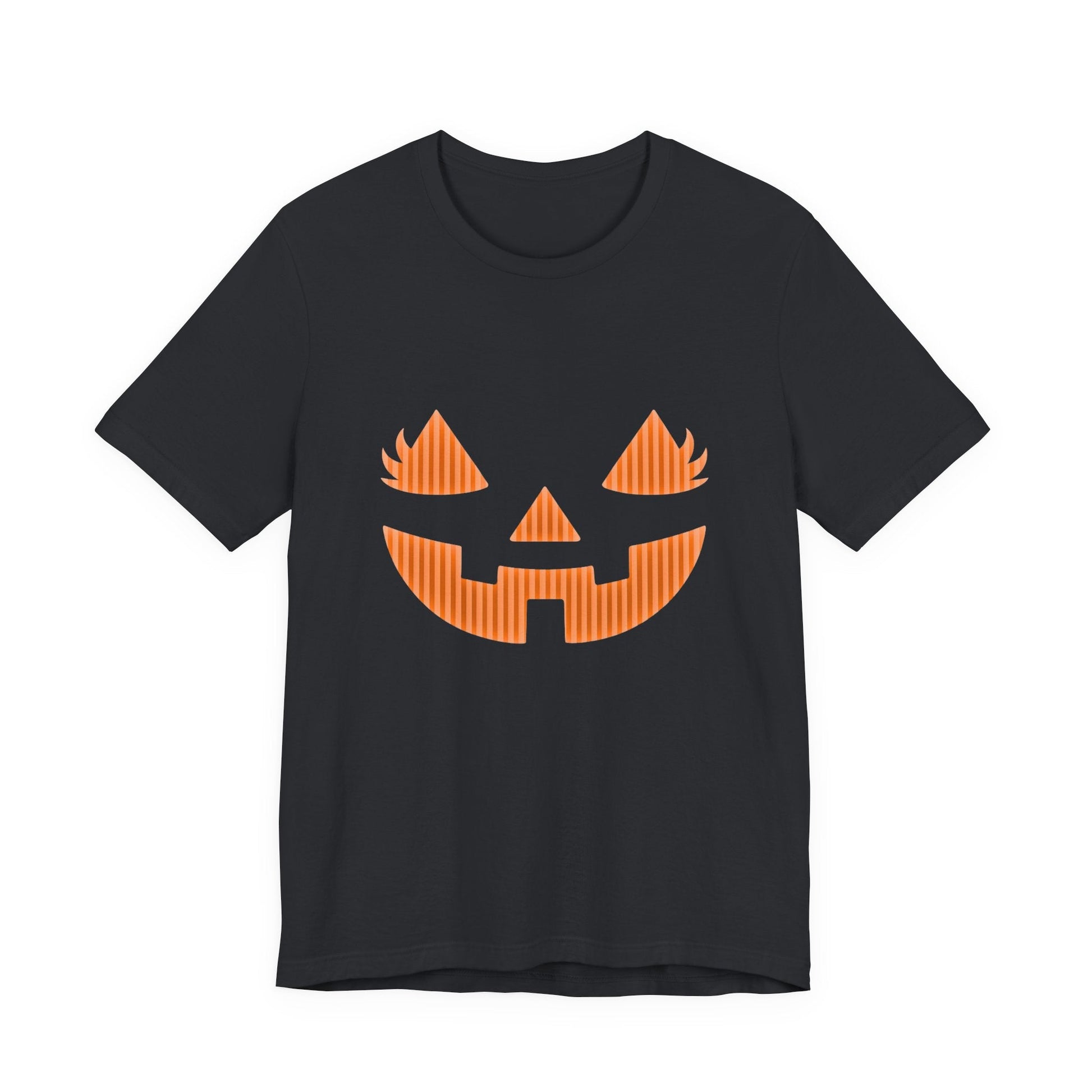 Halloween Pumpkin Tee, Spooky Shirt, Pumpkin Face Top - Popbydesign