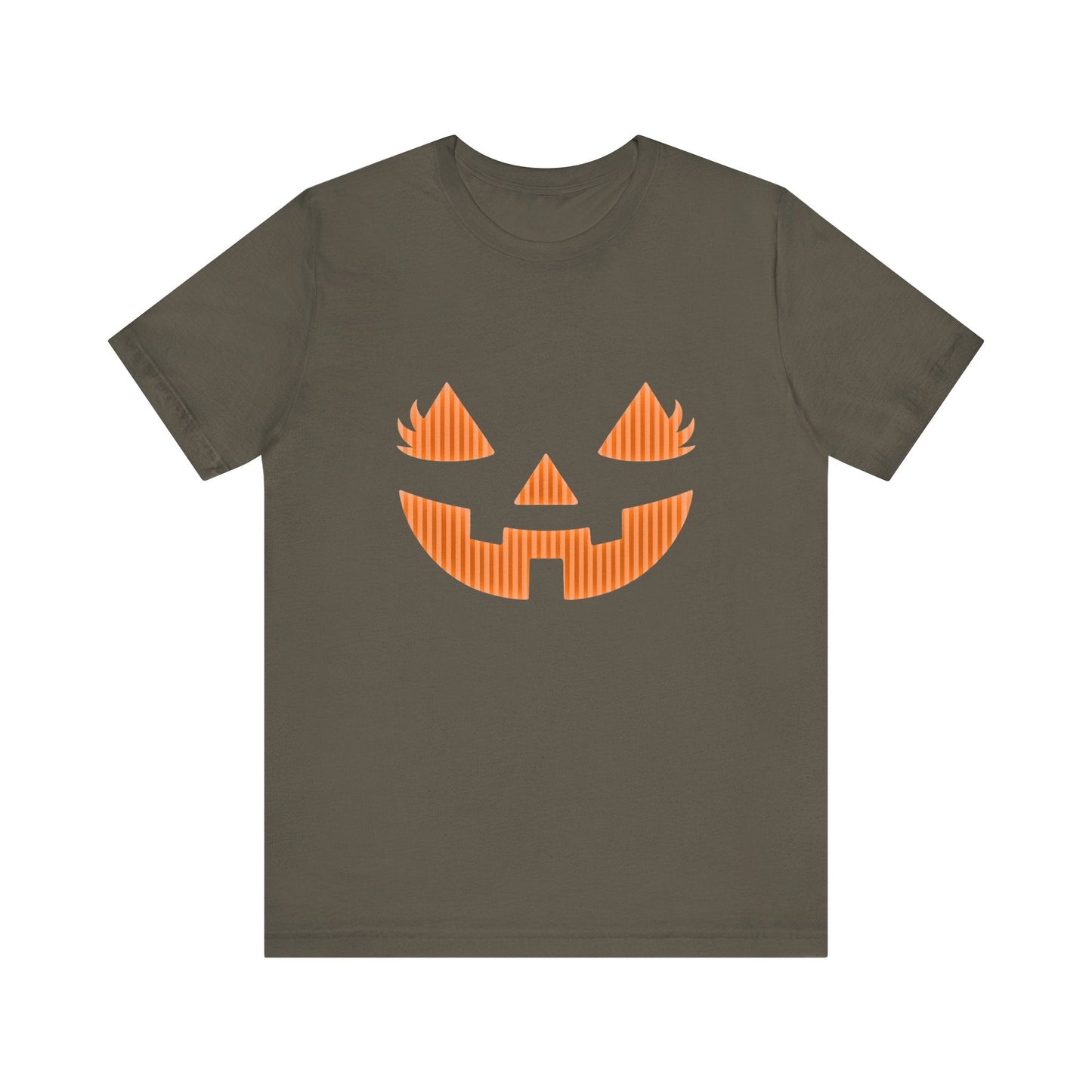 Halloween Pumpkin Tee, Spooky Shirt, Pumpkin Face Top - Popbydesign
