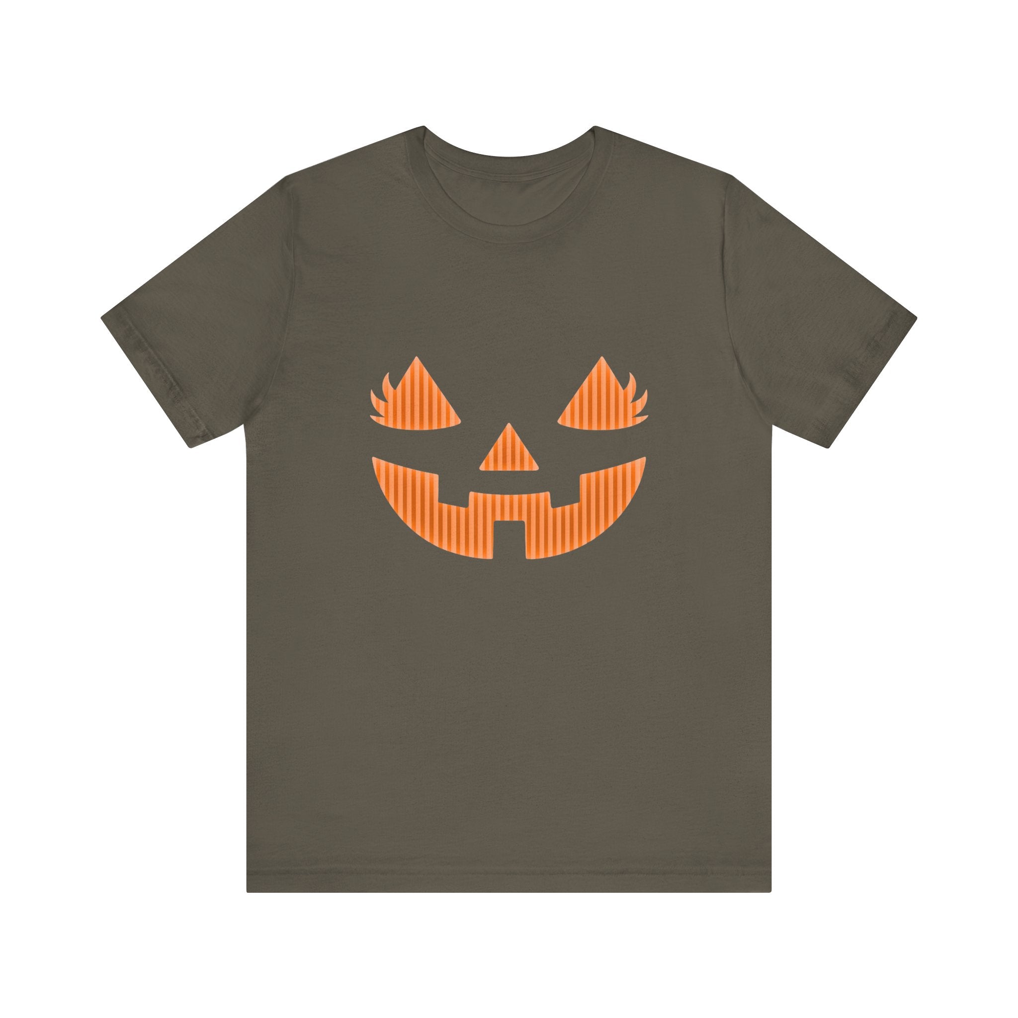 Halloween Pumpkin Tee, Spooky Shirt, Pumpkin Face Top by PopCultureByDesign36