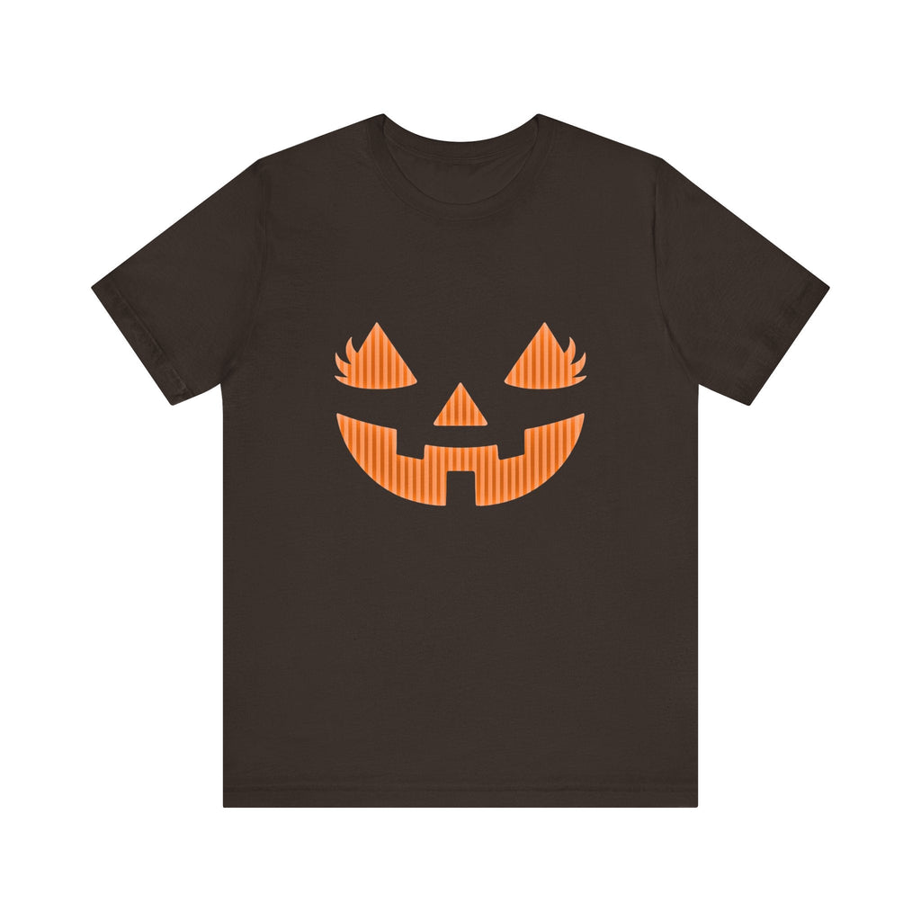 Halloween Pumpkin Tee, Spooky Shirt, Pumpkin Face Top by PopCultureByDesign36