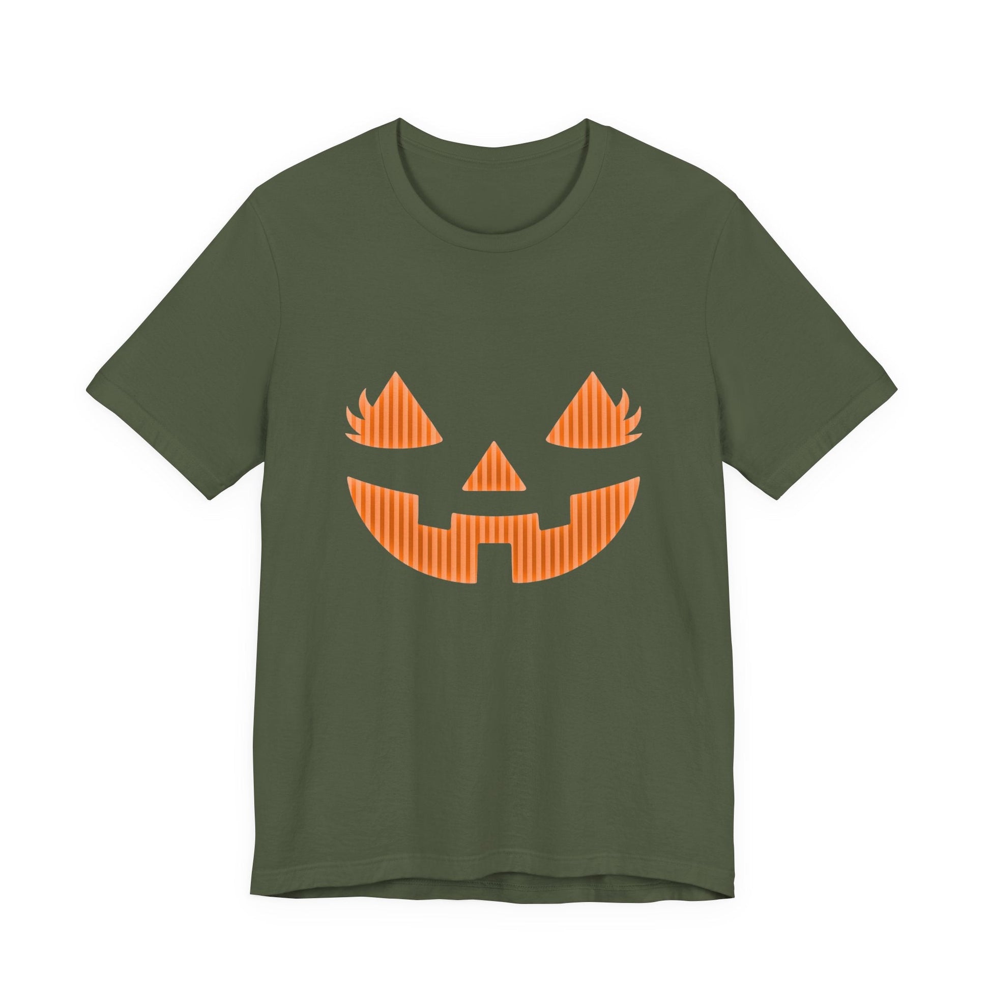 Halloween Pumpkin Tee, Spooky Shirt, Pumpkin Face Top - Popbydesign