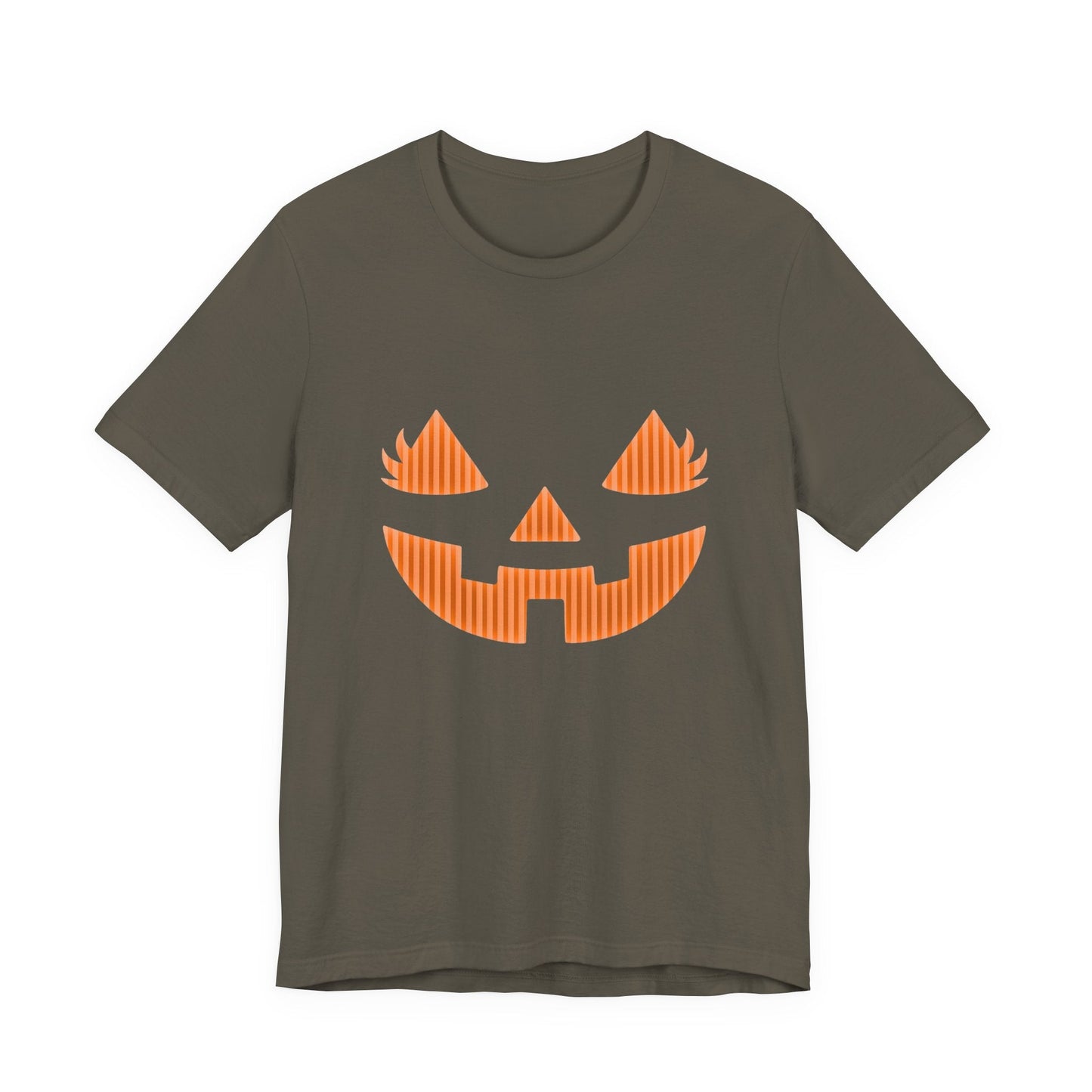 Halloween Pumpkin Tee, Spooky Shirt, Pumpkin Face Top - Popbydesign