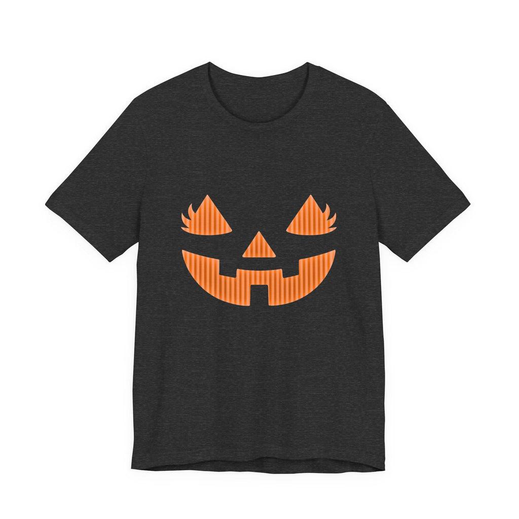 Halloween Pumpkin Tee, Spooky Shirt, Pumpkin Face Top by PopCultureByDesign36