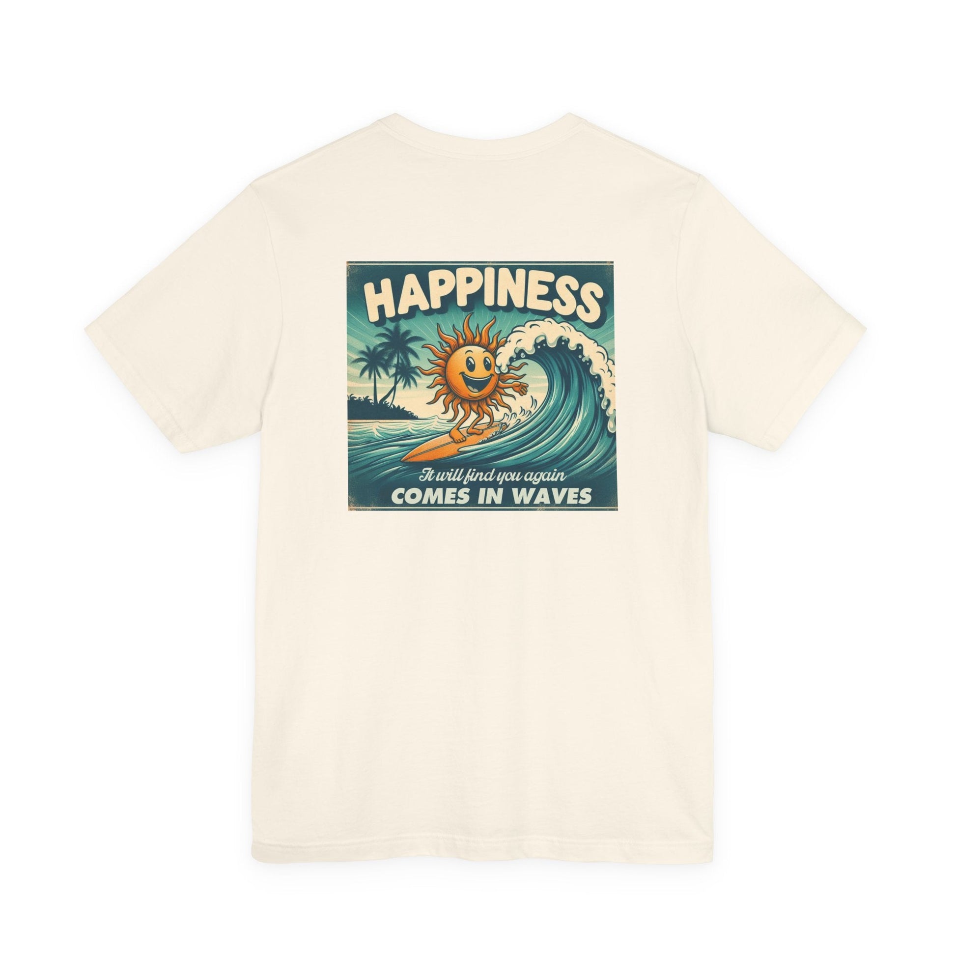 Happiness Tee, Summer shirt, Surfing shirt, Surfer Gift - Popbydesign