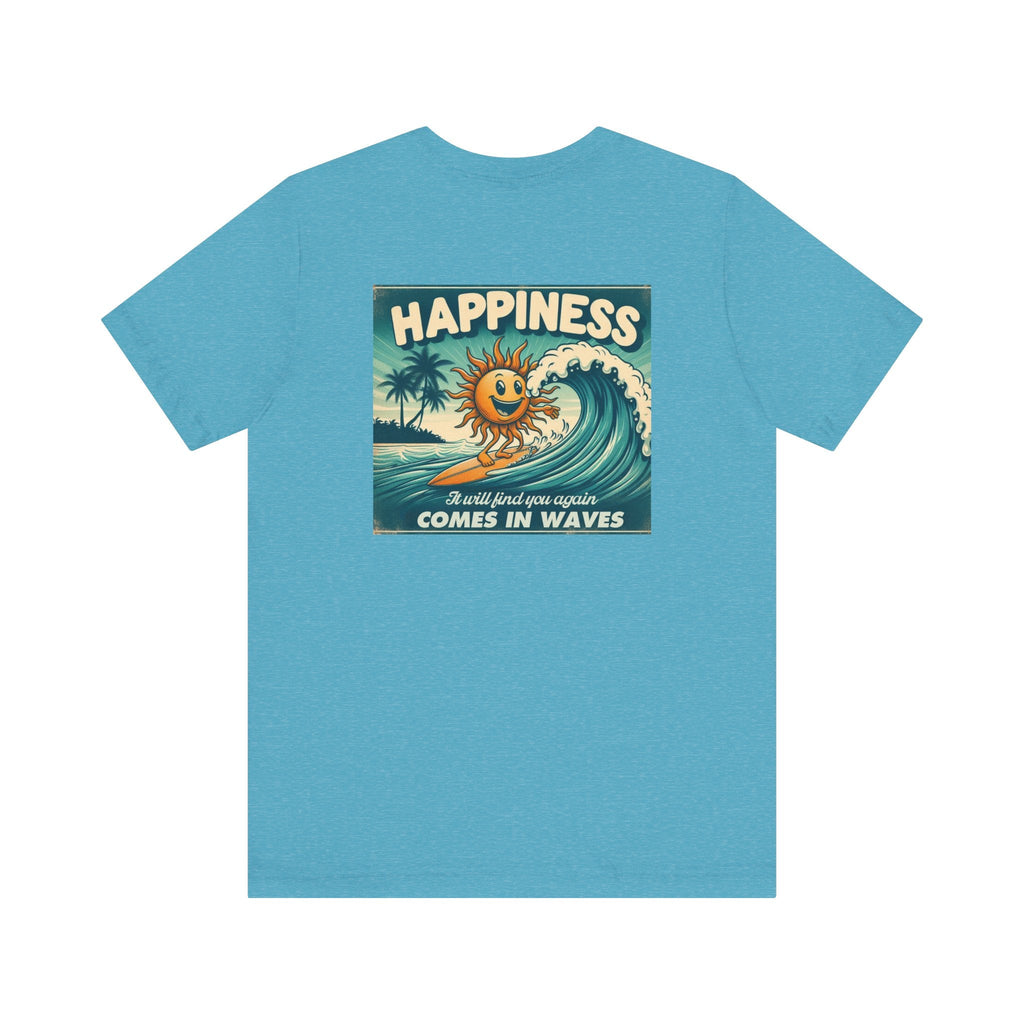 Happiness Tee, Summer shirt, Surfing shirt, Surfer Gift by PopCultureByDesign36