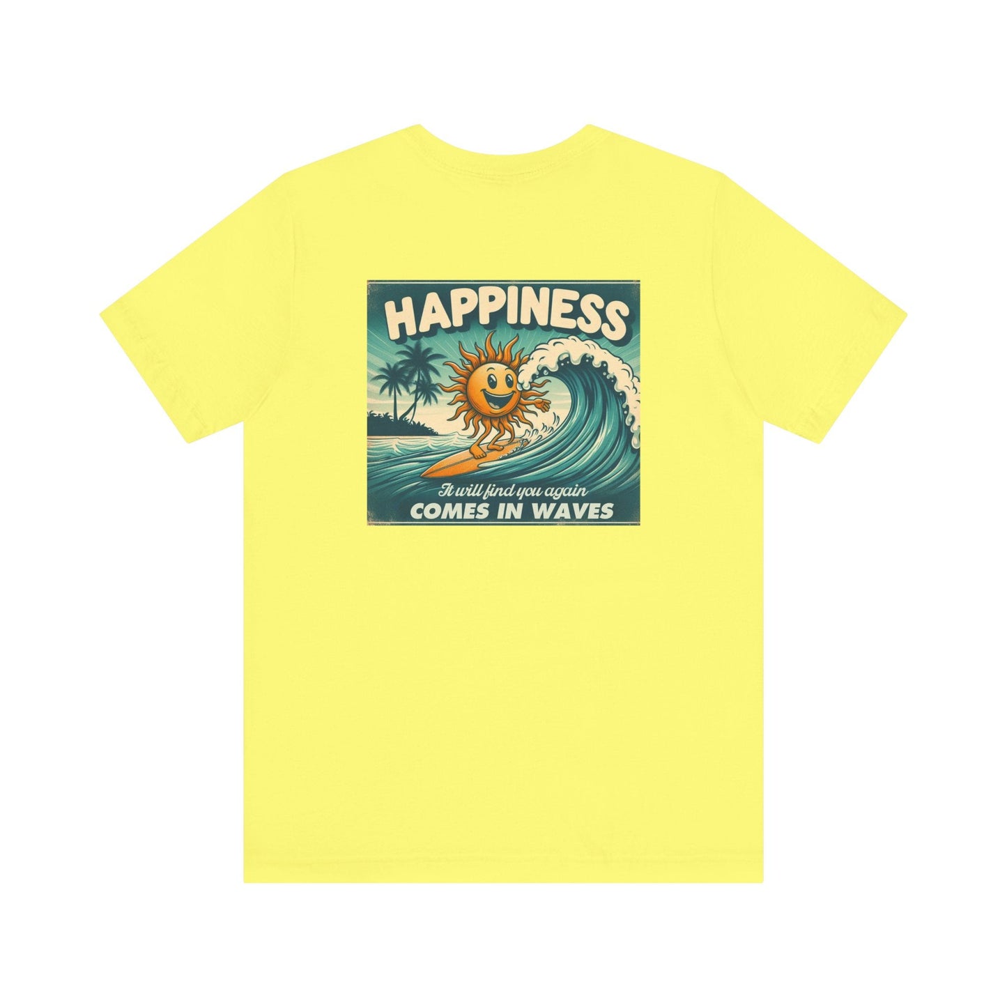 Happiness Tee, Summer shirt, Surfing shirt, Surfer Gift - Popbydesign