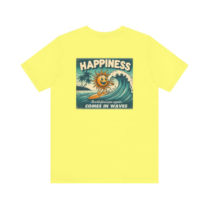 Happiness Tee, Summer shirt, Surfing shirt, Surfer Gift - Popbydesign