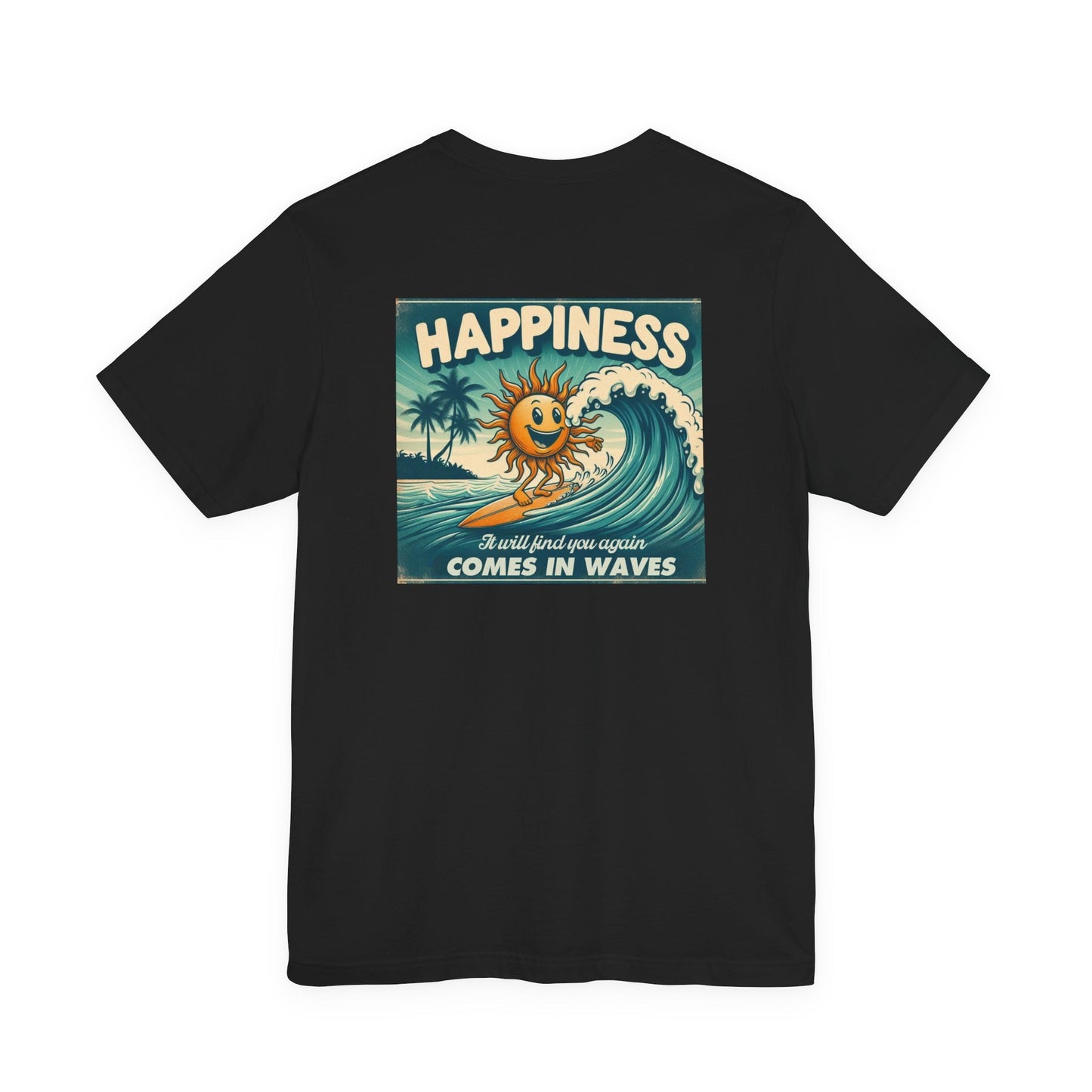 Happiness Tee, Summer shirt, Surfing shirt, Surfer Gift - Popbydesign