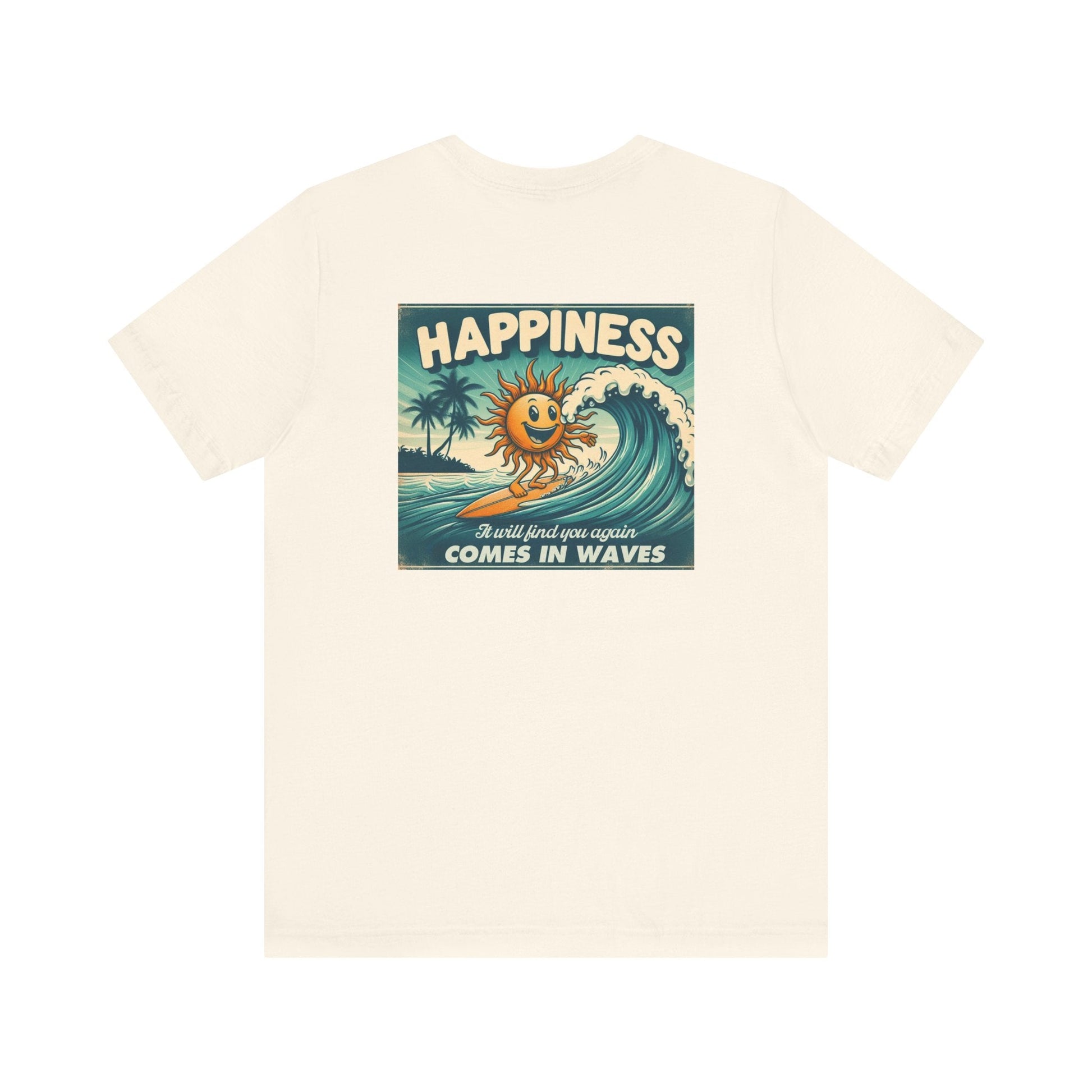 Happiness Tee, Summer shirt, Surfing shirt, Surfer Gift - Popbydesign
