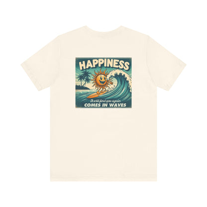 Happiness Tee, Summer shirt, Surfing shirt, Surfer Gift - Popbydesign