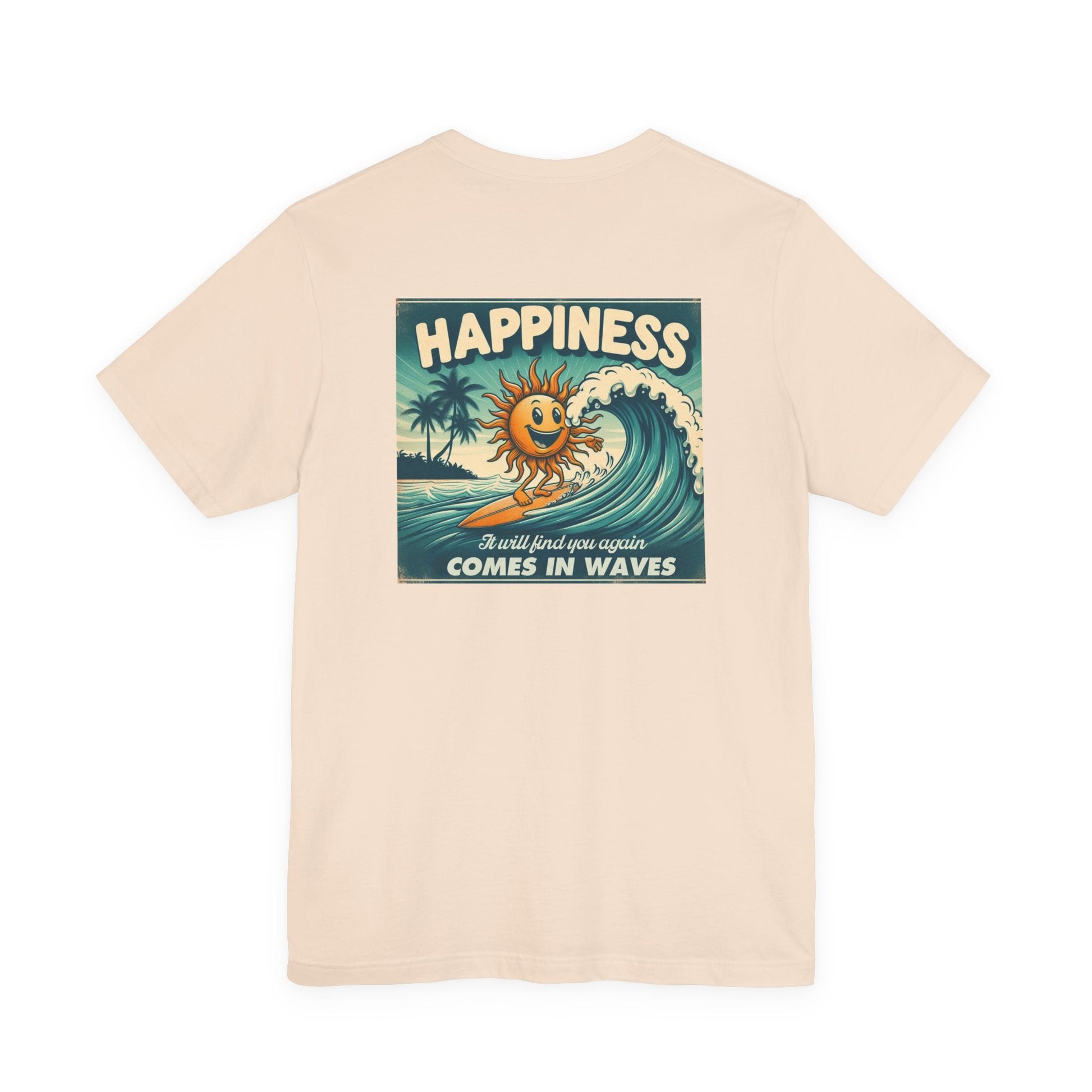 Happiness Tee, Summer shirt, Surfing shirt, Surfer Gift - Popbydesign