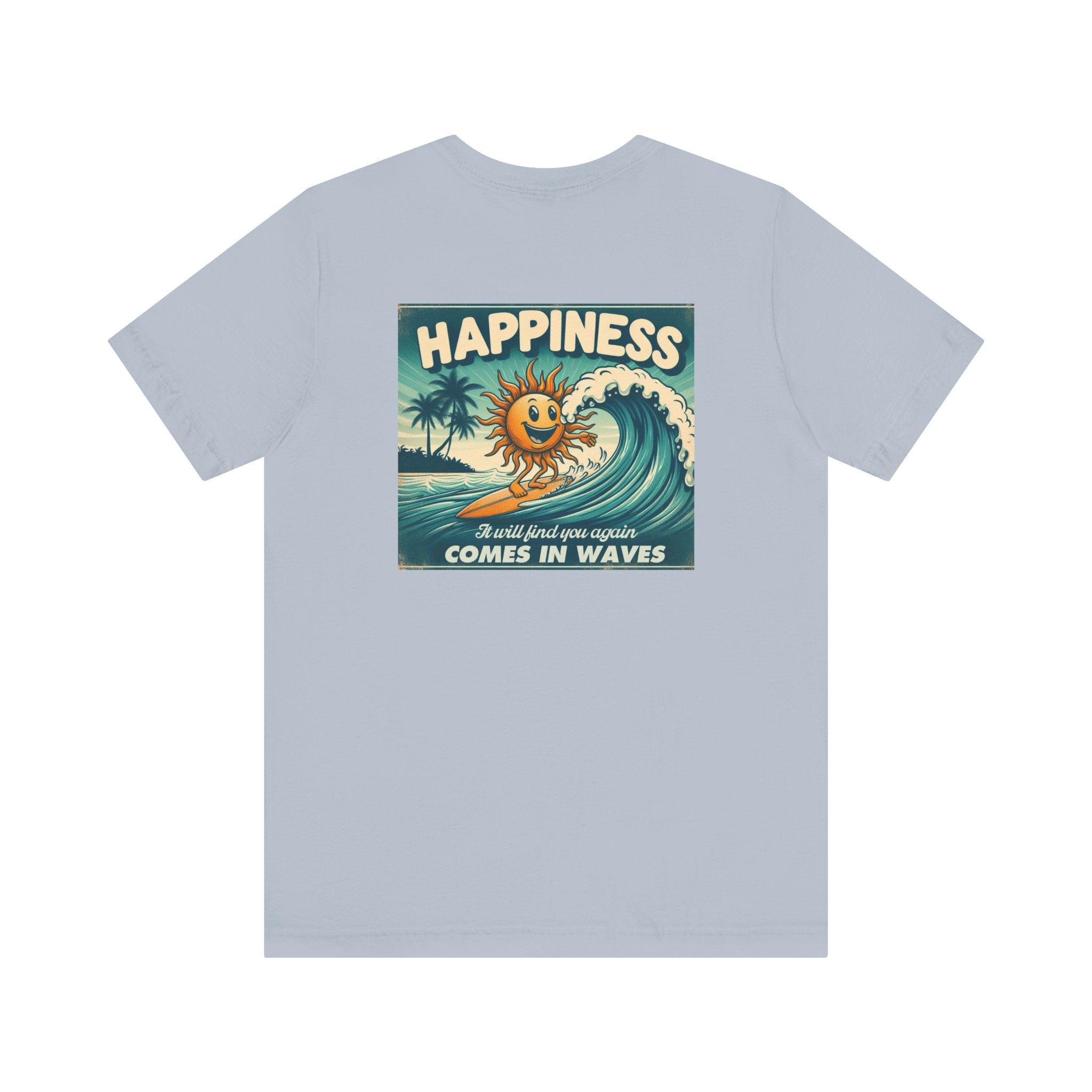 Happiness Tee, Summer shirt, Surfing shirt, Surfer Gift by PopCultureByDesign36