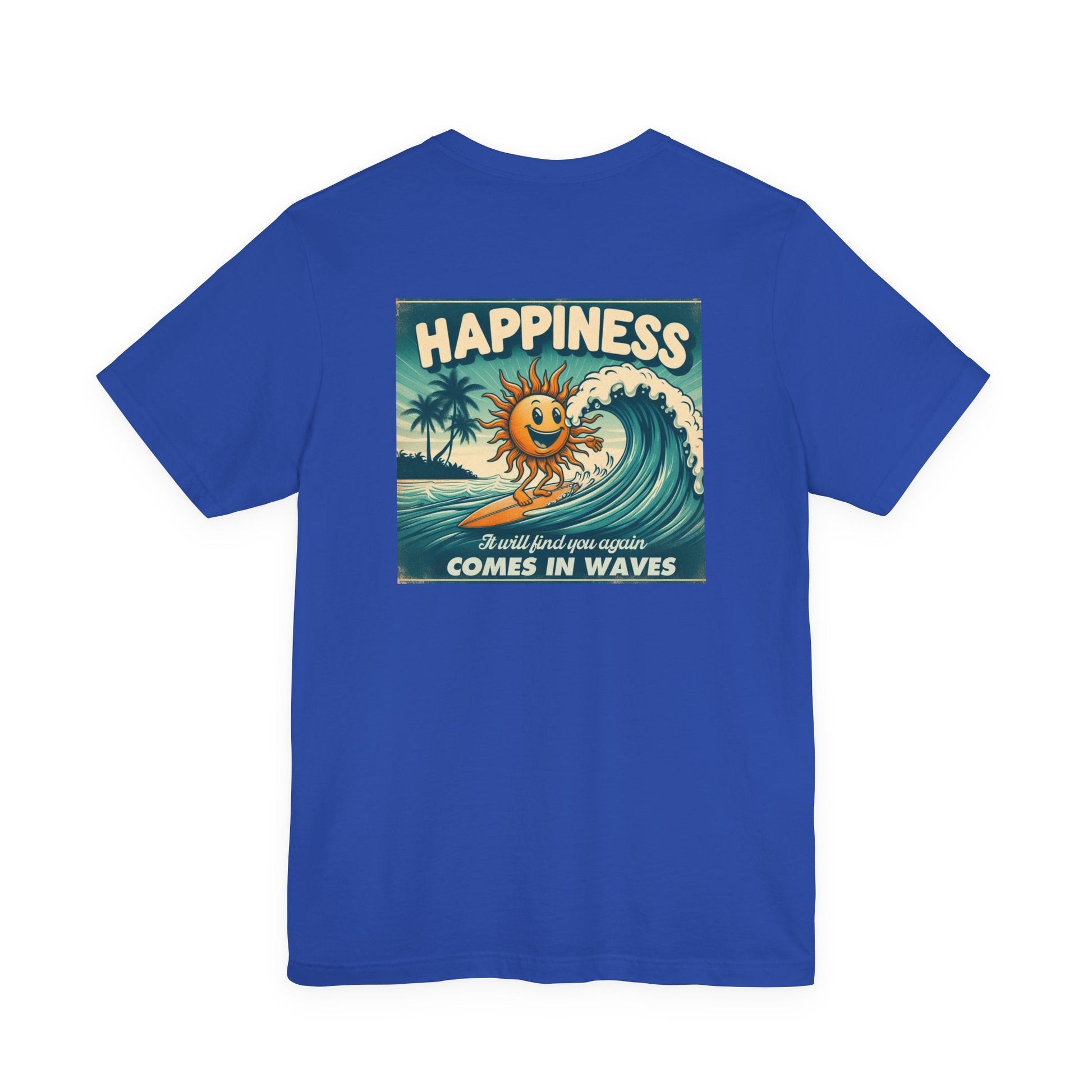 Happiness Tee, Summer shirt, Surfing shirt, Surfer Gift - Popbydesign