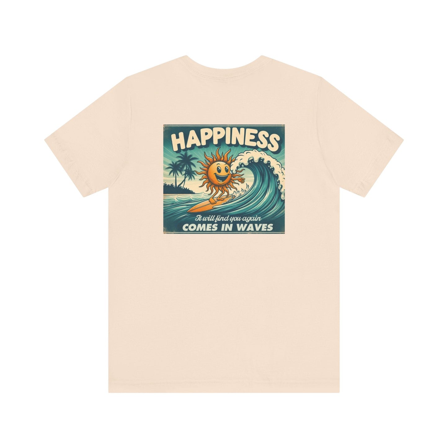Happiness Tee, Summer shirt, Surfing shirt, Surfer Gift - Popbydesign