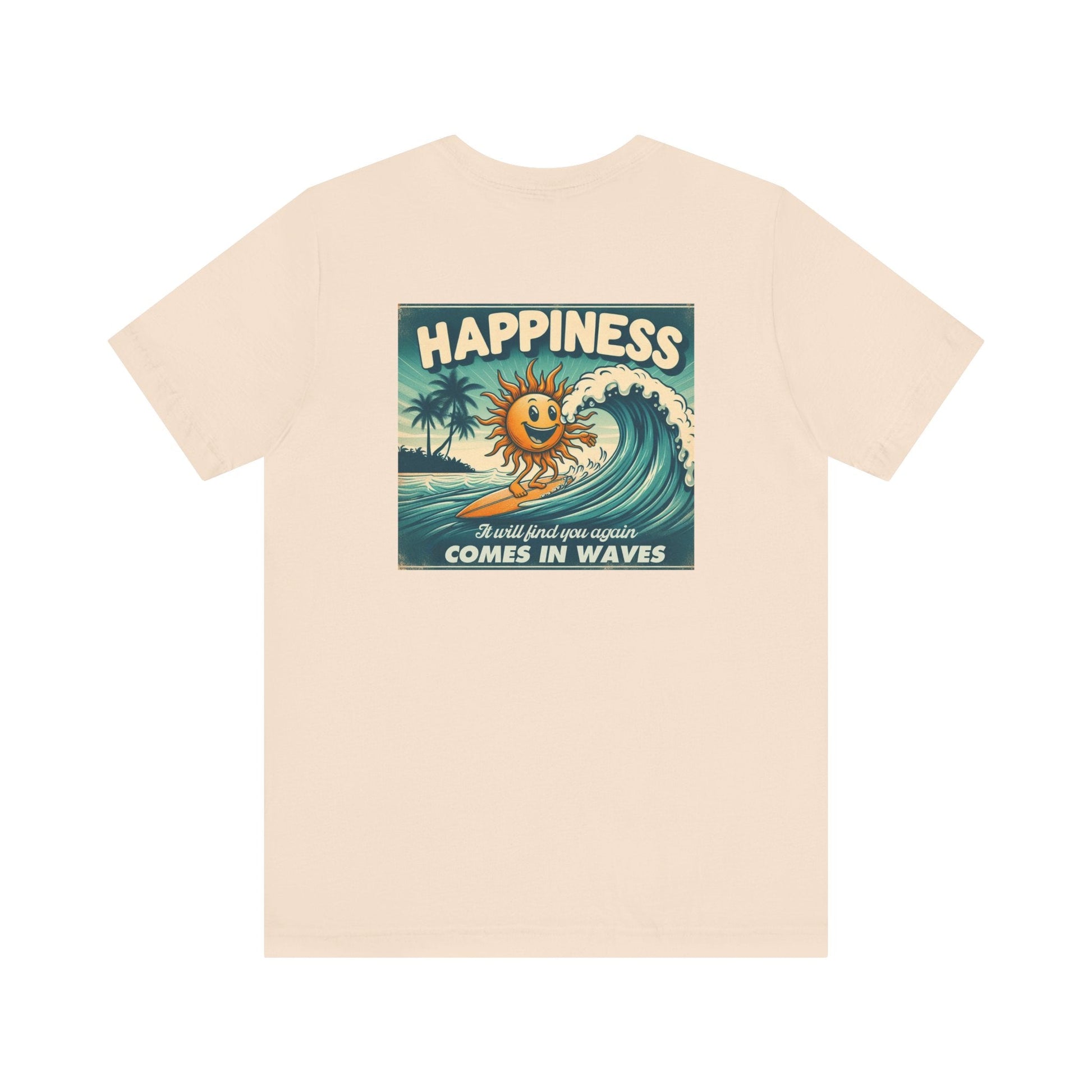 Happiness Tee, Summer shirt, Surfing shirt, Surfer Gift - Popbydesign