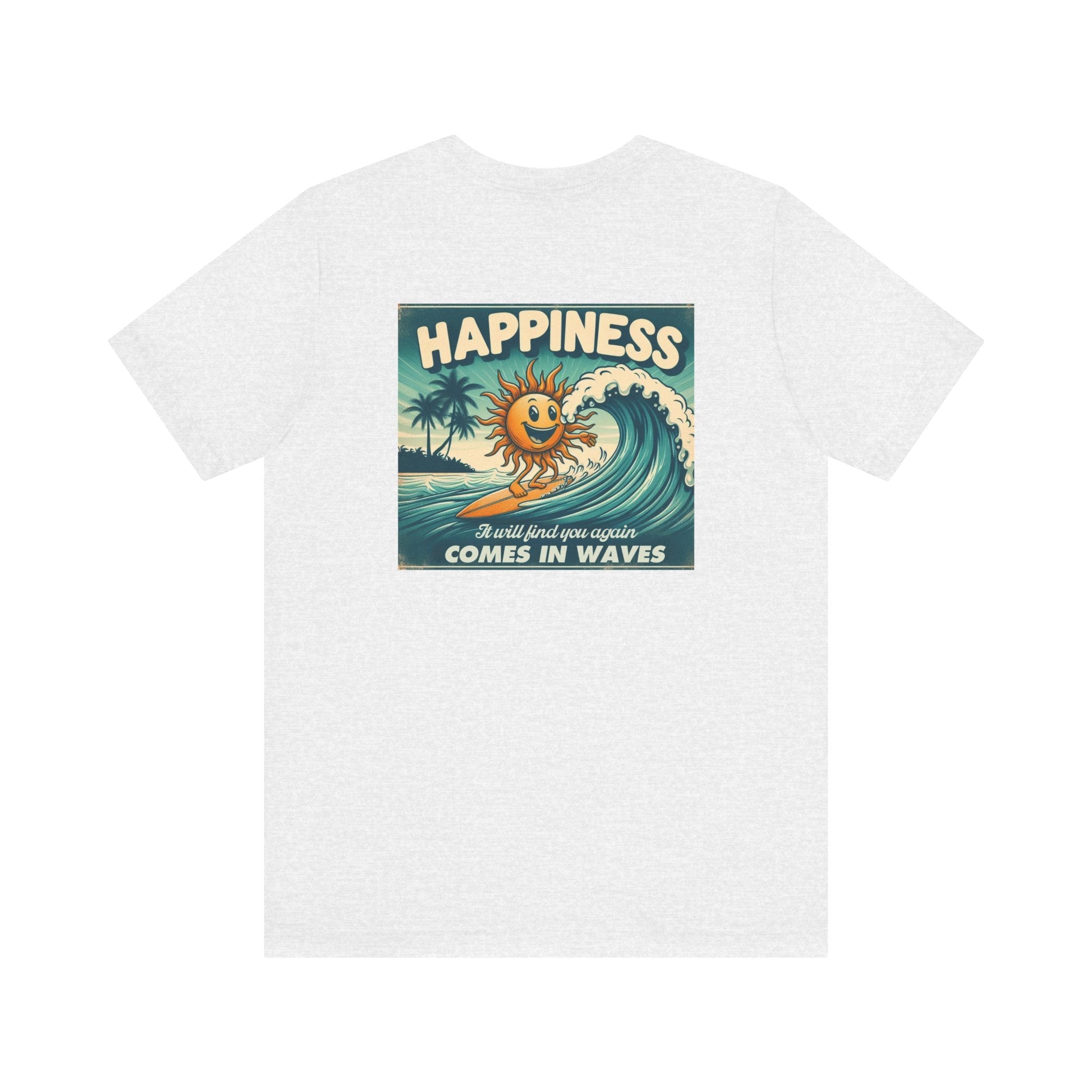 Happiness Tee, Summer shirt, Surfing shirt, Surfer Gift by PopCultureByDesign36