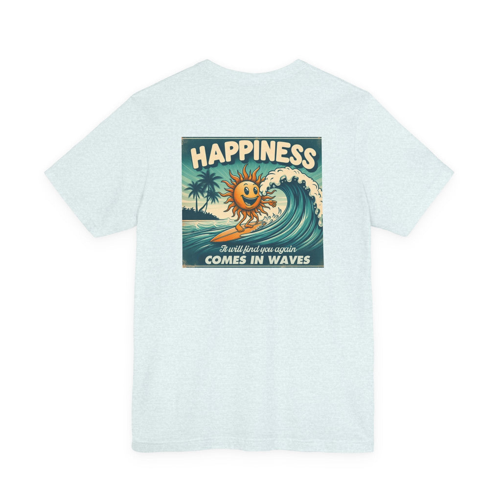 Happiness Tee, Summer shirt, Surfing shirt, Surfer Gift by PopCultureByDesign36