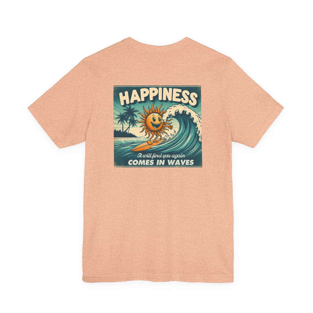 Happiness Tee, Summer shirt, Surfing shirt, Surfer Gift by PopCultureByDesign36