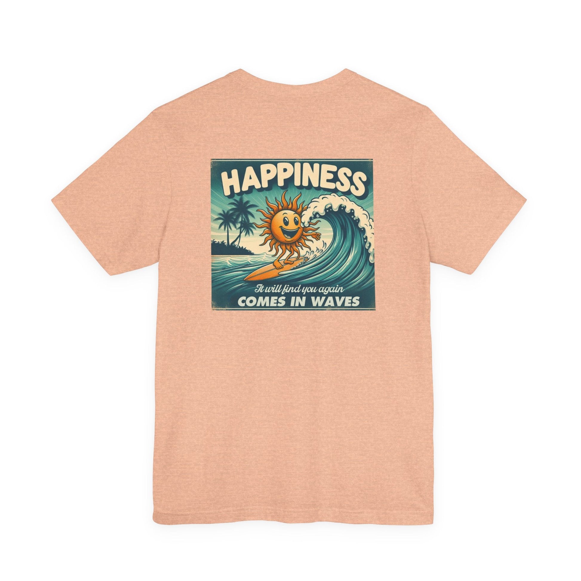 Happiness Tee, Summer shirt, Surfing shirt, Surfer Gift - Popbydesign