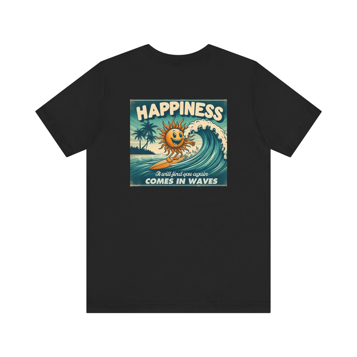 Happiness Tee, Summer shirt, Surfing shirt, Surfer Gift - Popbydesign