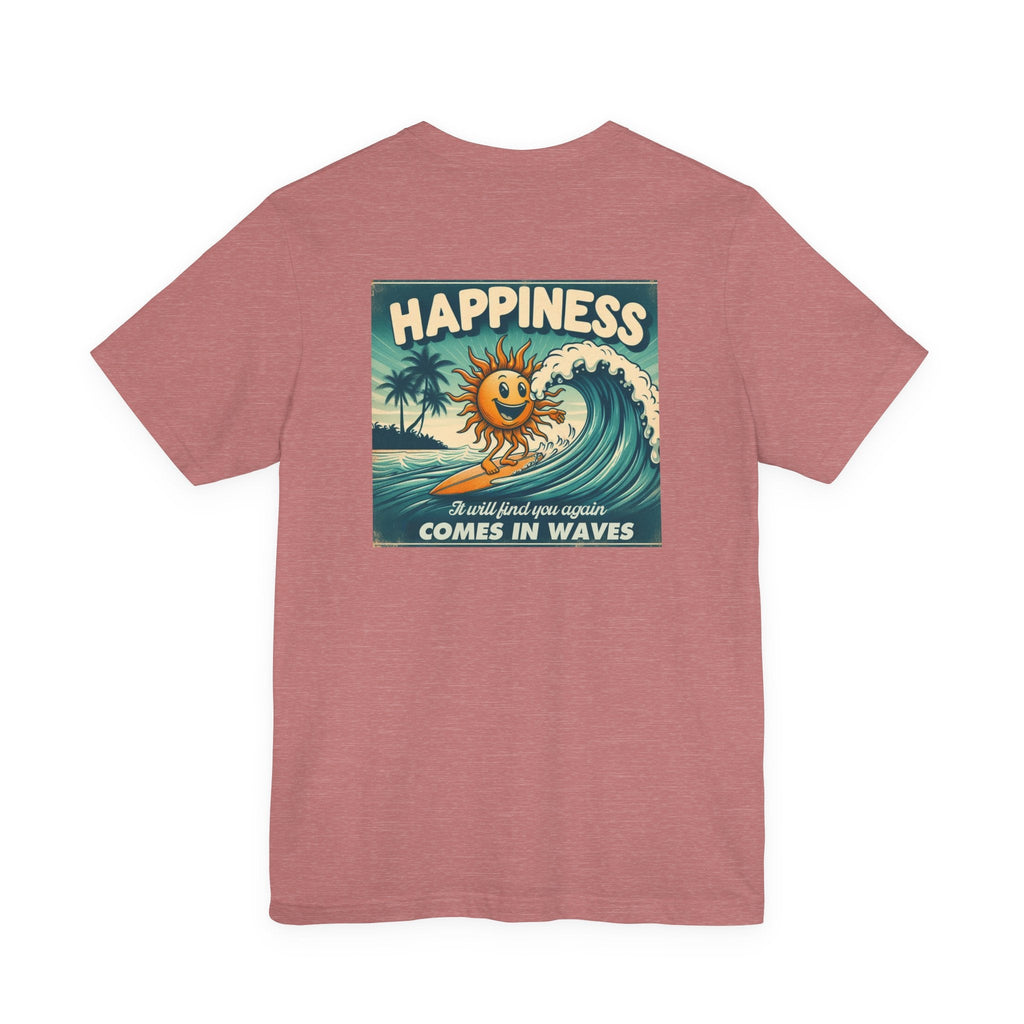 Happiness Tee, Summer shirt, Surfing shirt, Surfer Gift by PopCultureByDesign36