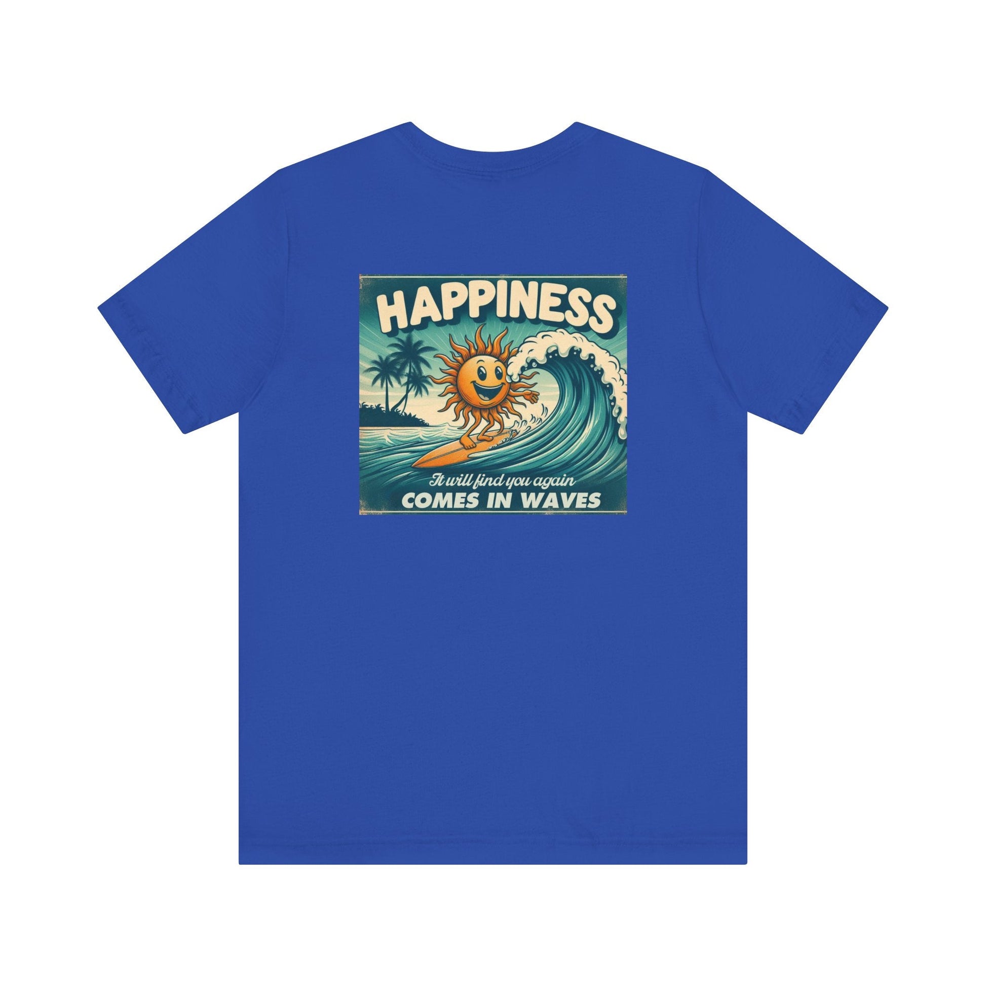 Happiness Tee, Summer shirt, Surfing shirt, Surfer Gift - Popbydesign